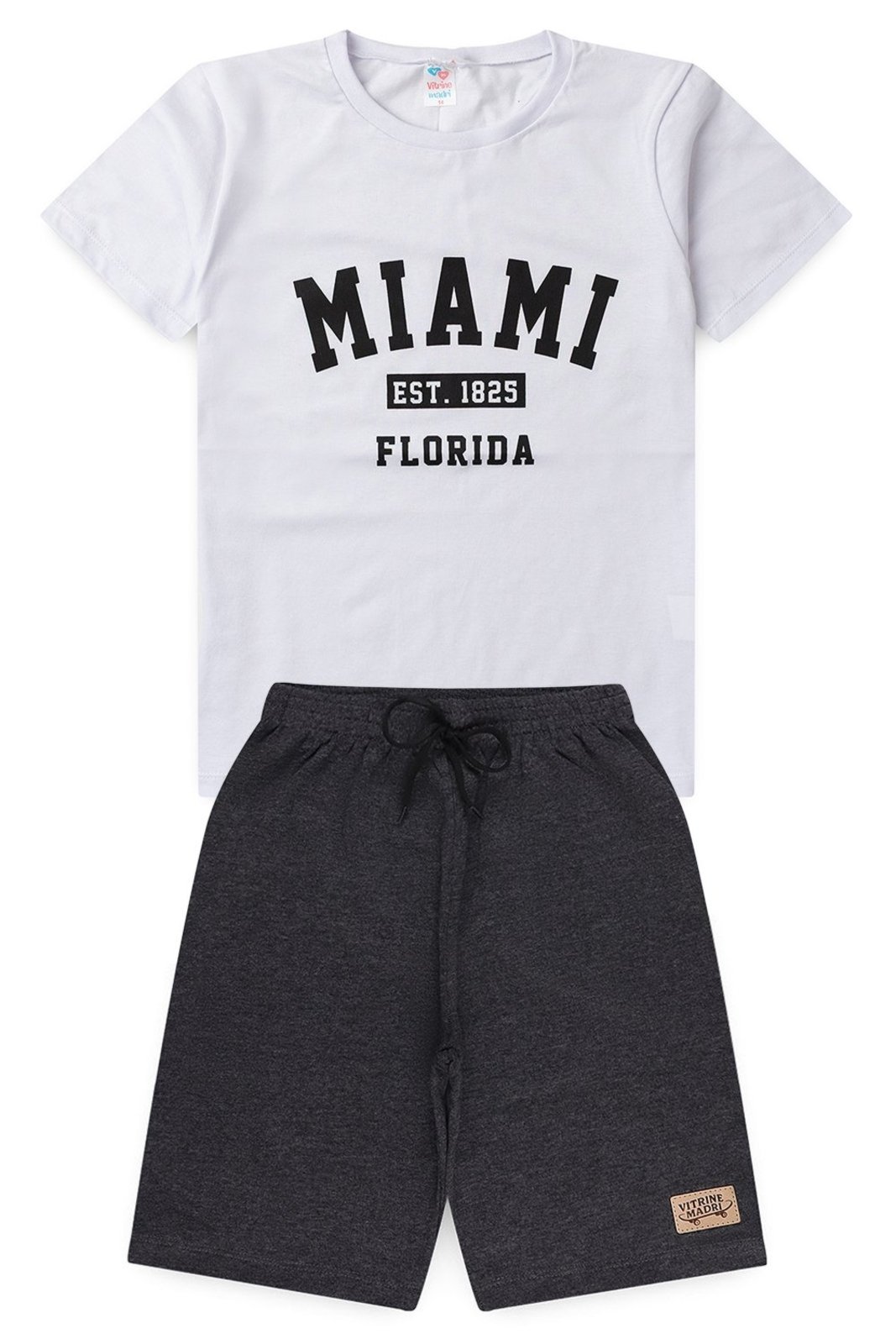 Infantil - Conjunto Juvenil Verão Masculino Miami Florida