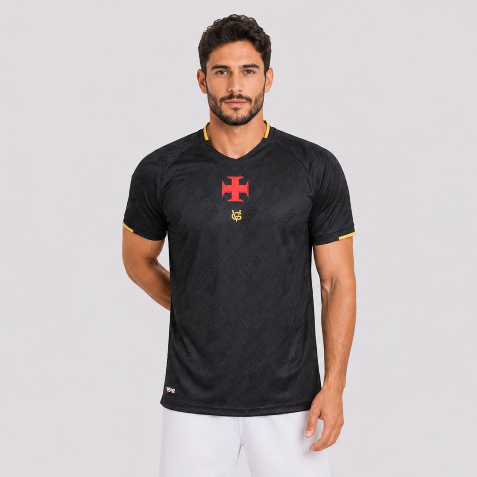 Camisa Vasco Gigante de Ouro Preta