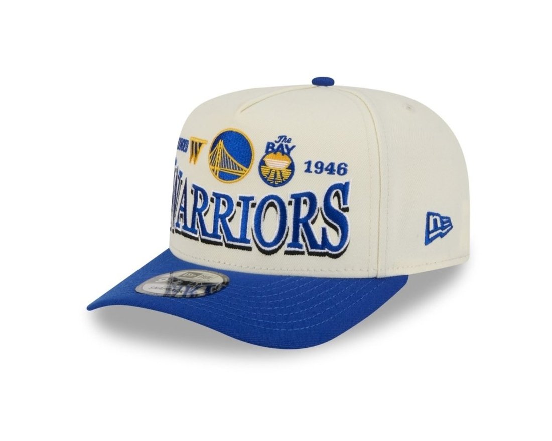 Bone New Era 9FIFTY A-Frame Golden State Warriors NBA All-Star Game Fan Pack Azul
