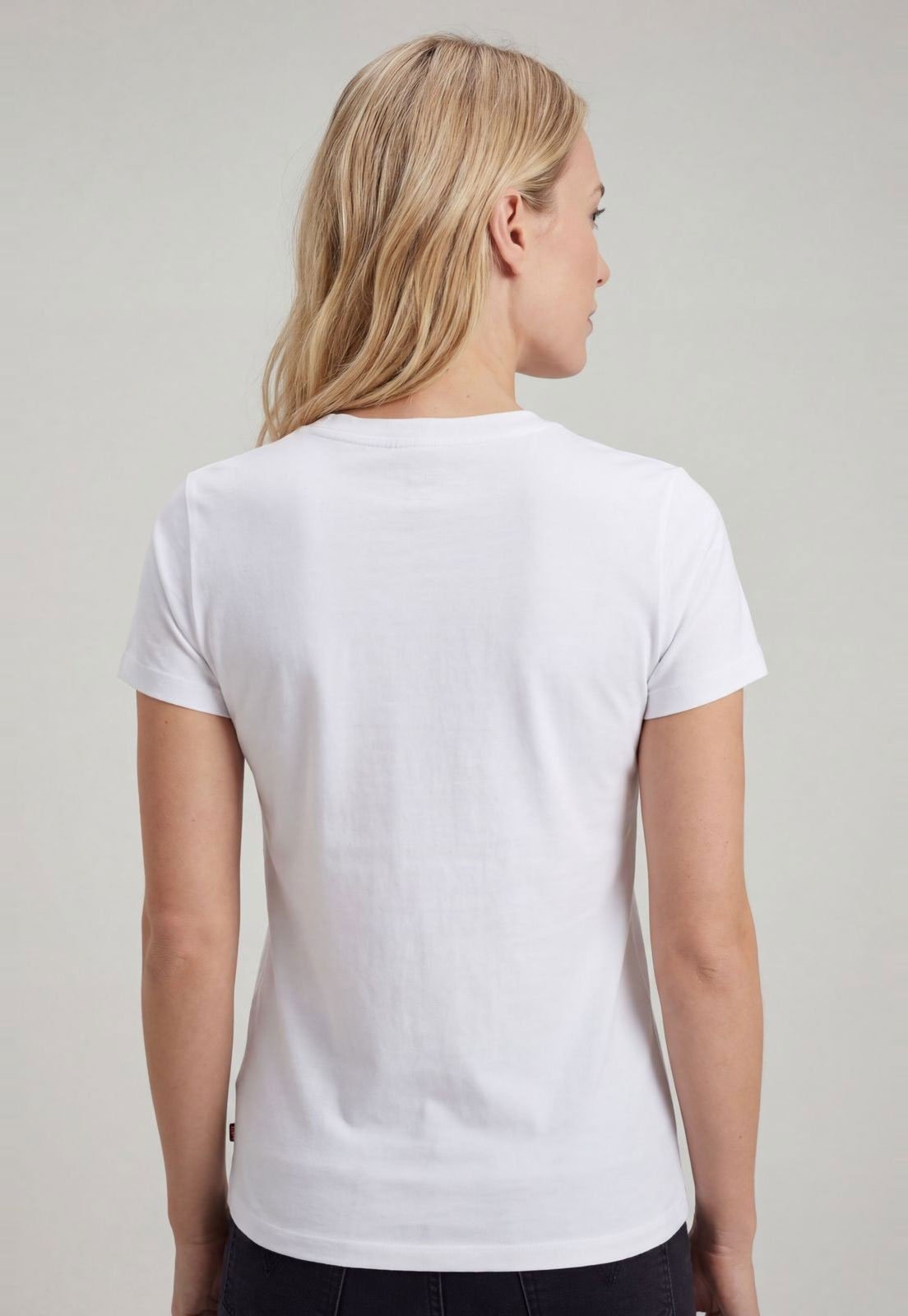 Vista 3 Camiseta Feminina Levis Essential Sporty Tee Branca branco Levis branco