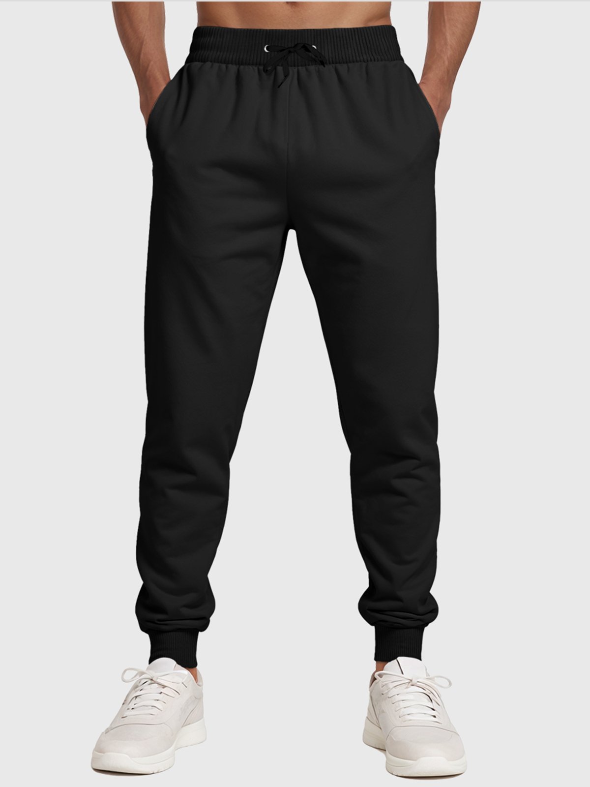 Calça Moletom Masculina Lisa Básica Benellys Preto