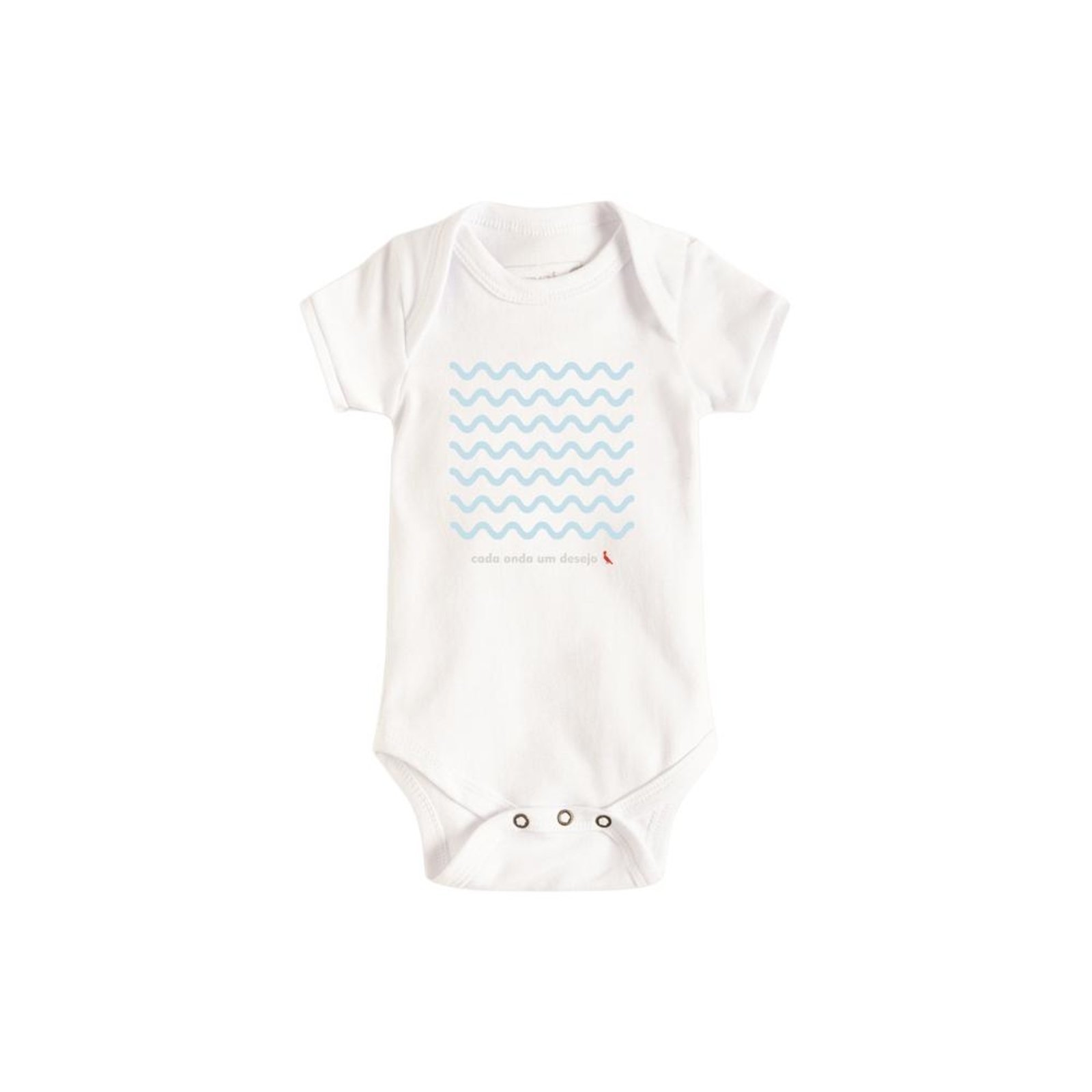 Infantil - Macaquinho Bb 7 Ondinhas Reserva Mini Branco