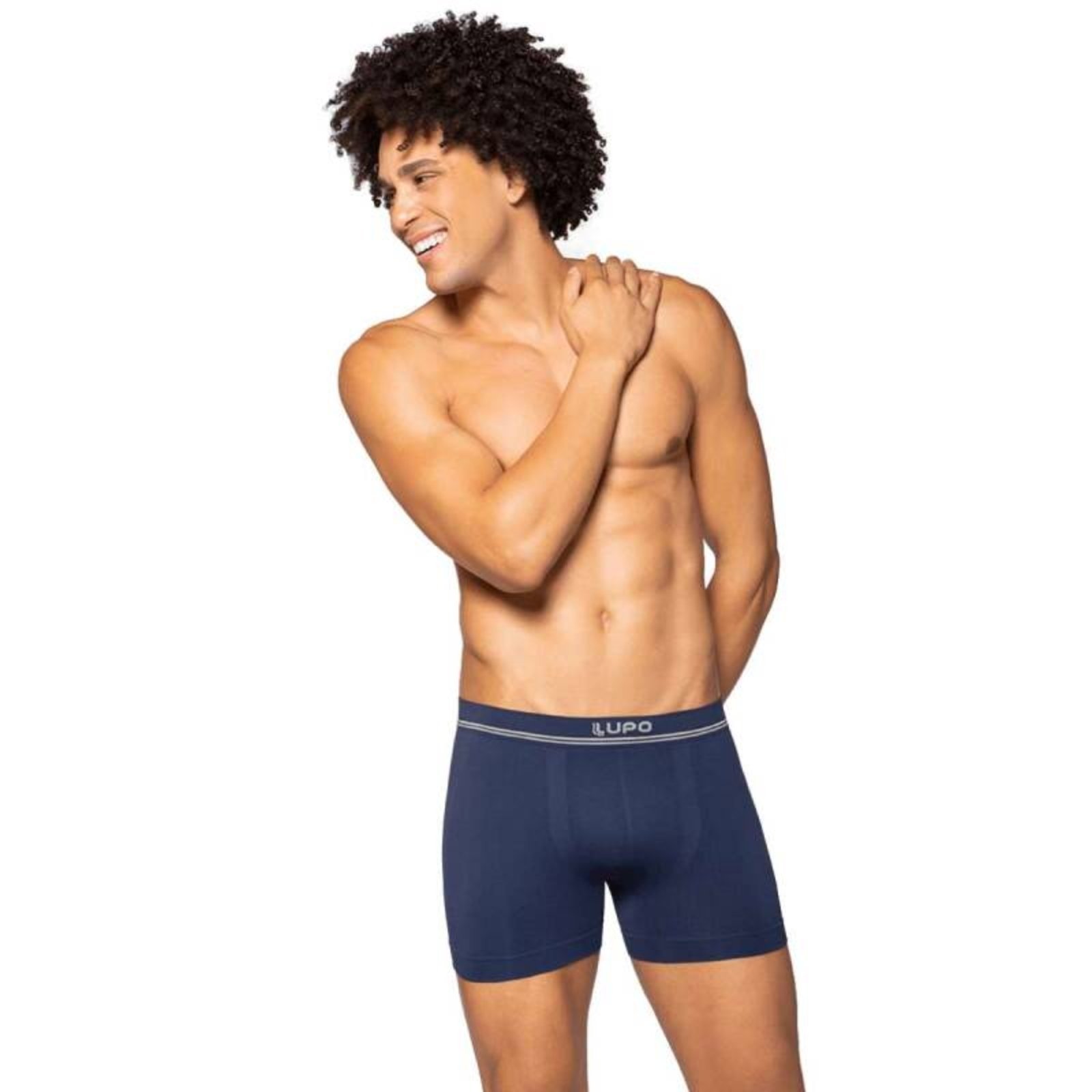 Cueca Lupo Boxer Microfibra Sem Costura - Masculina