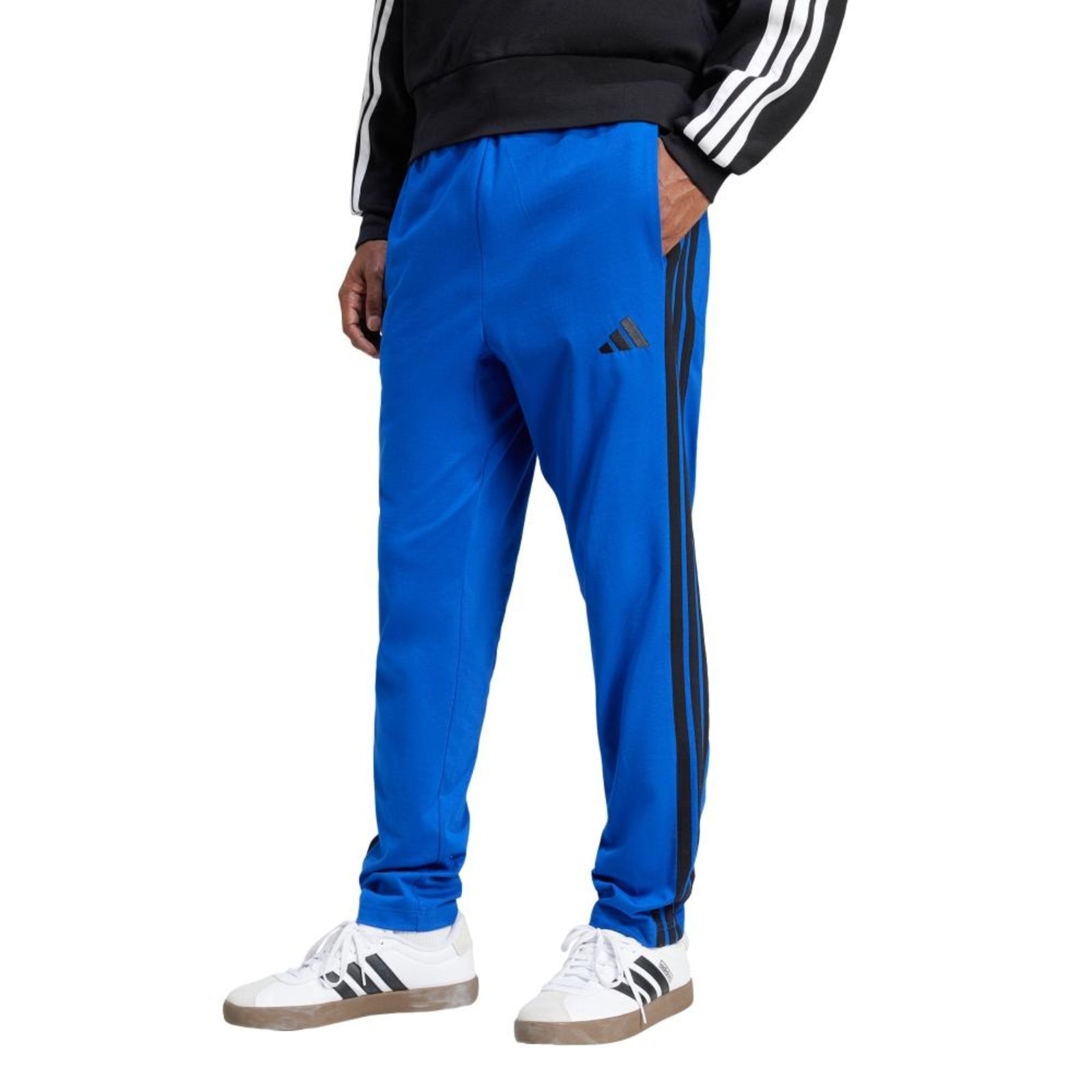 Calça Essentials Três Listras Single Jersey adidas Sportswear Azul