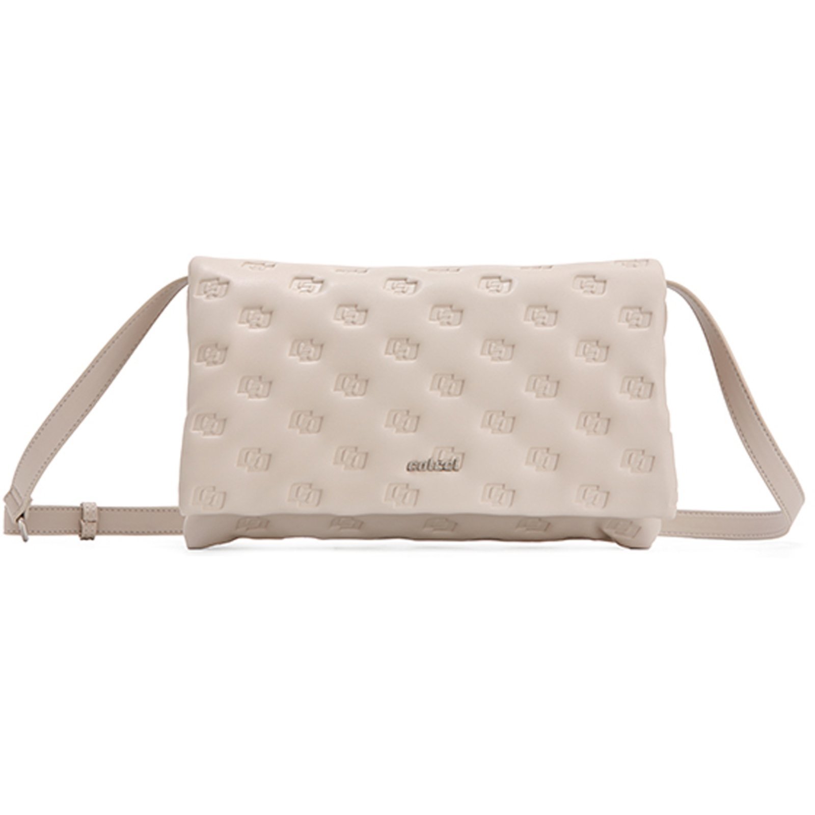 Bolsa Shoulder Colcci Texture Pr25 Bege Feminino