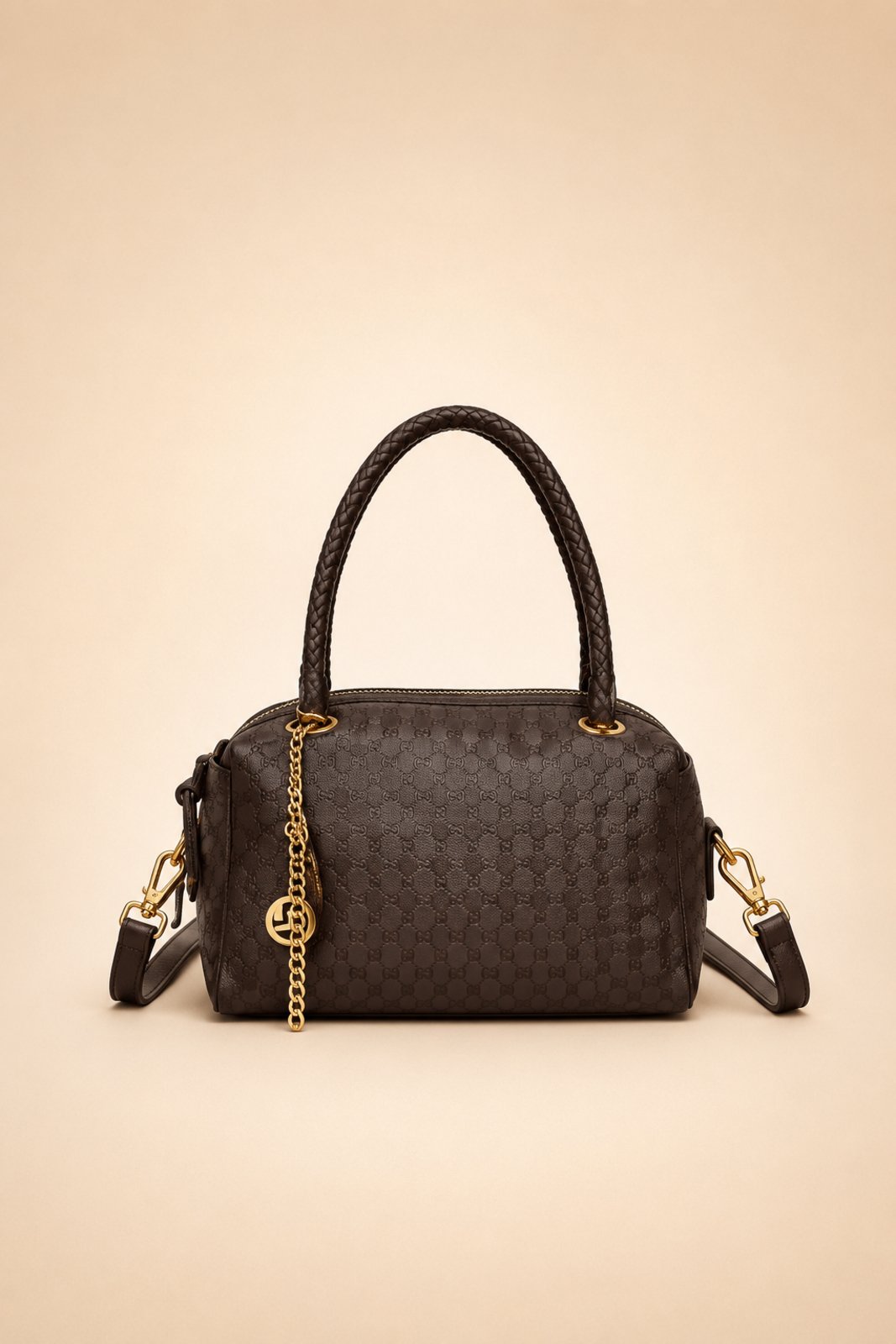 Bolsa Feminina D Bell Outlet Fashion Elegance Café