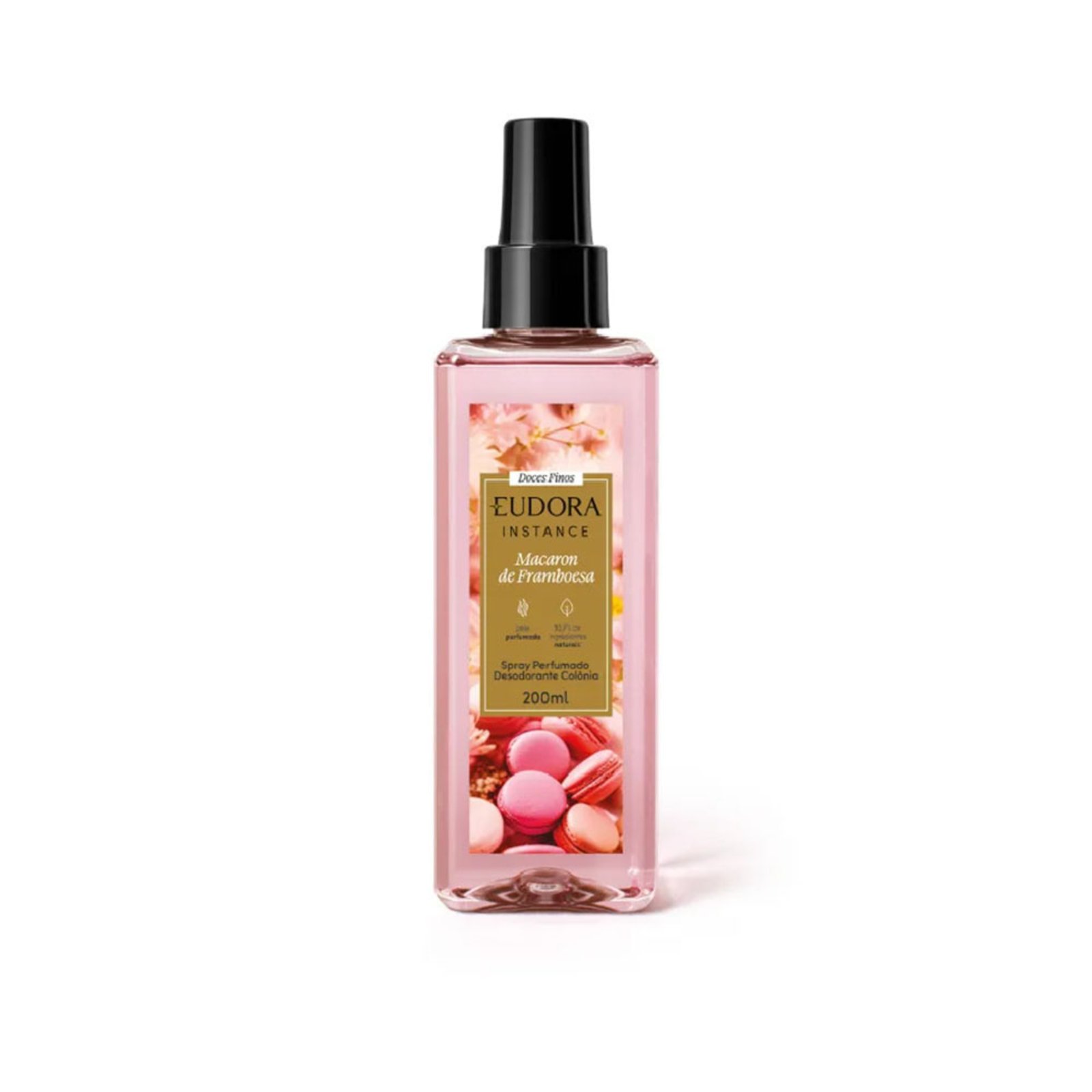 Colônia Spray Eudora Instance Macaron de Framboesa 200ml