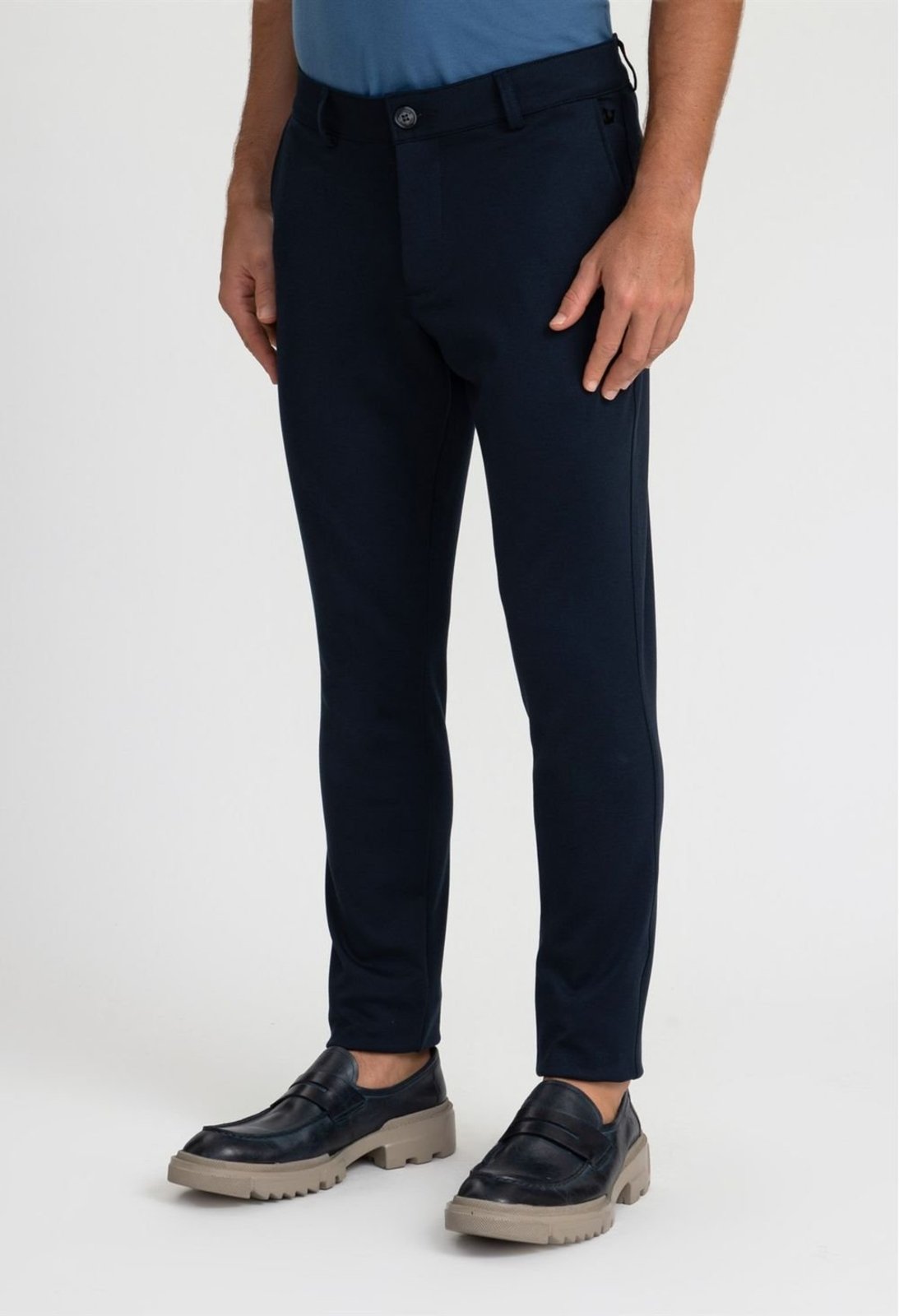 Calça Docthos Slim Malha Lisa Calca Docthos Slim Malha Lisa 007 Marinho 40