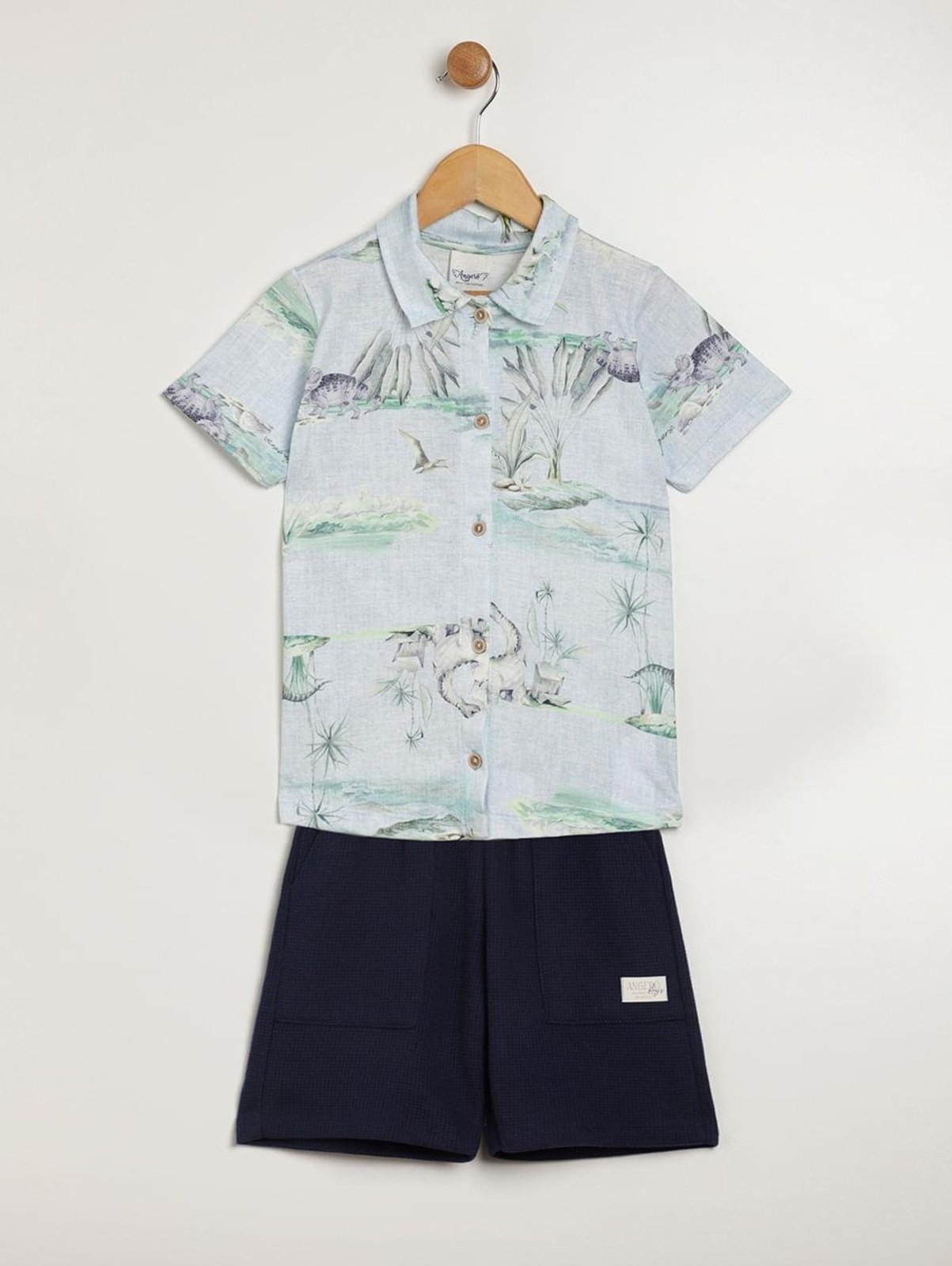 Infantil - Conjunto Curto Para Menino - AZUL