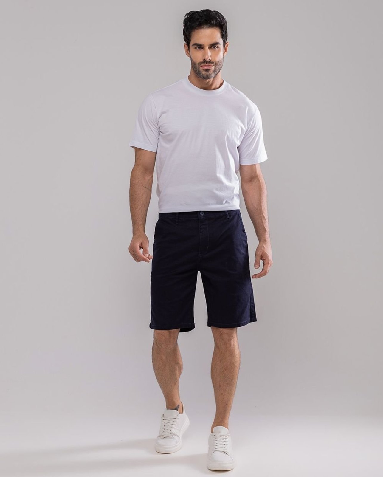 Bermuda Masculina Chino 11100 Marinho Consciência