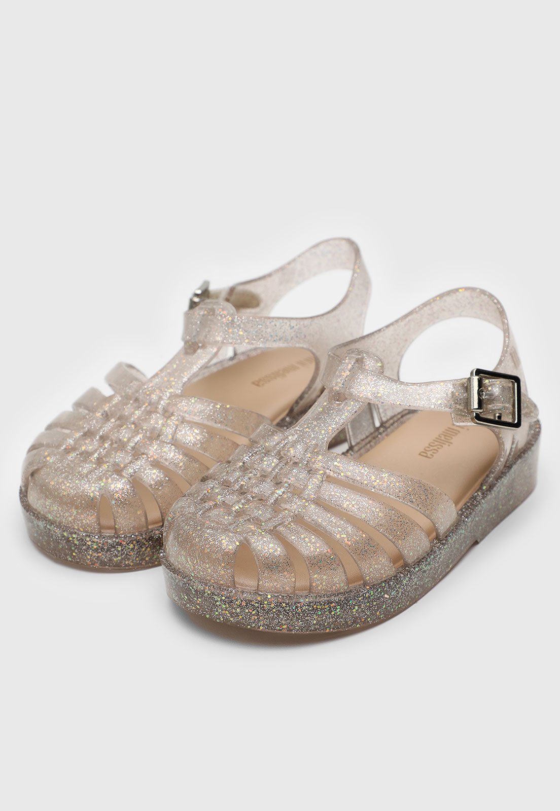 Infantil - Sandália Mini Melissa Possession Shiny B Bege