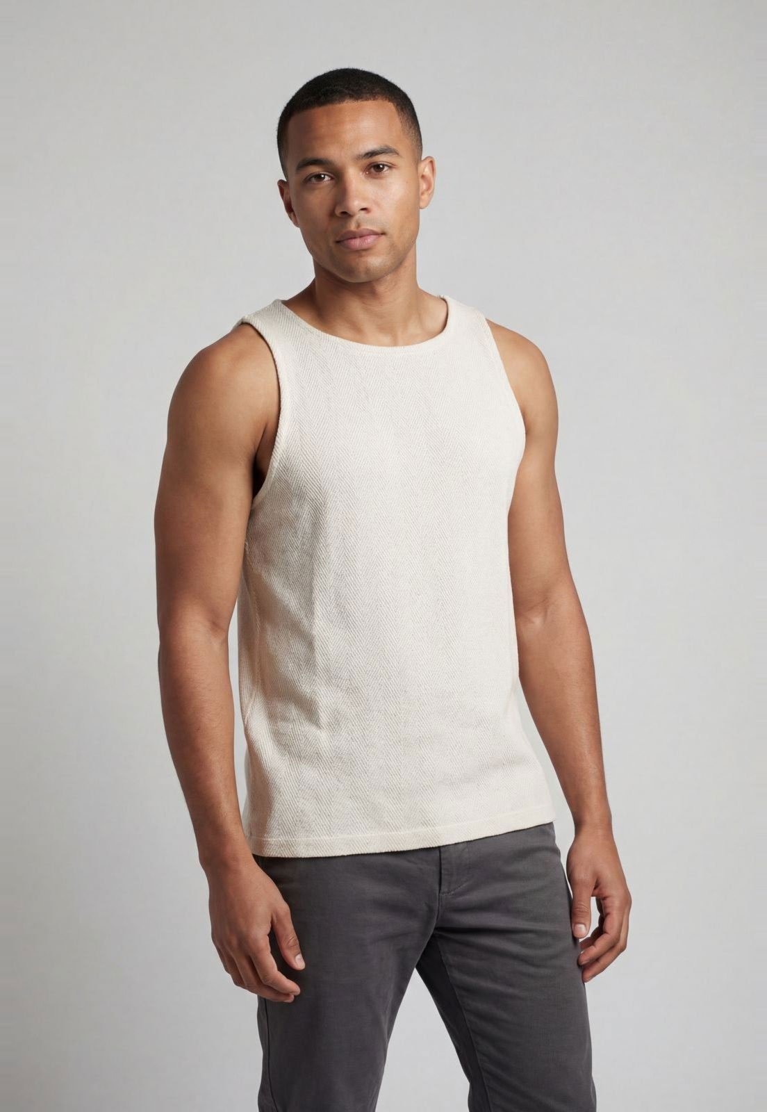 Regata Masculina Aeropostale Decote Redondo Off-White