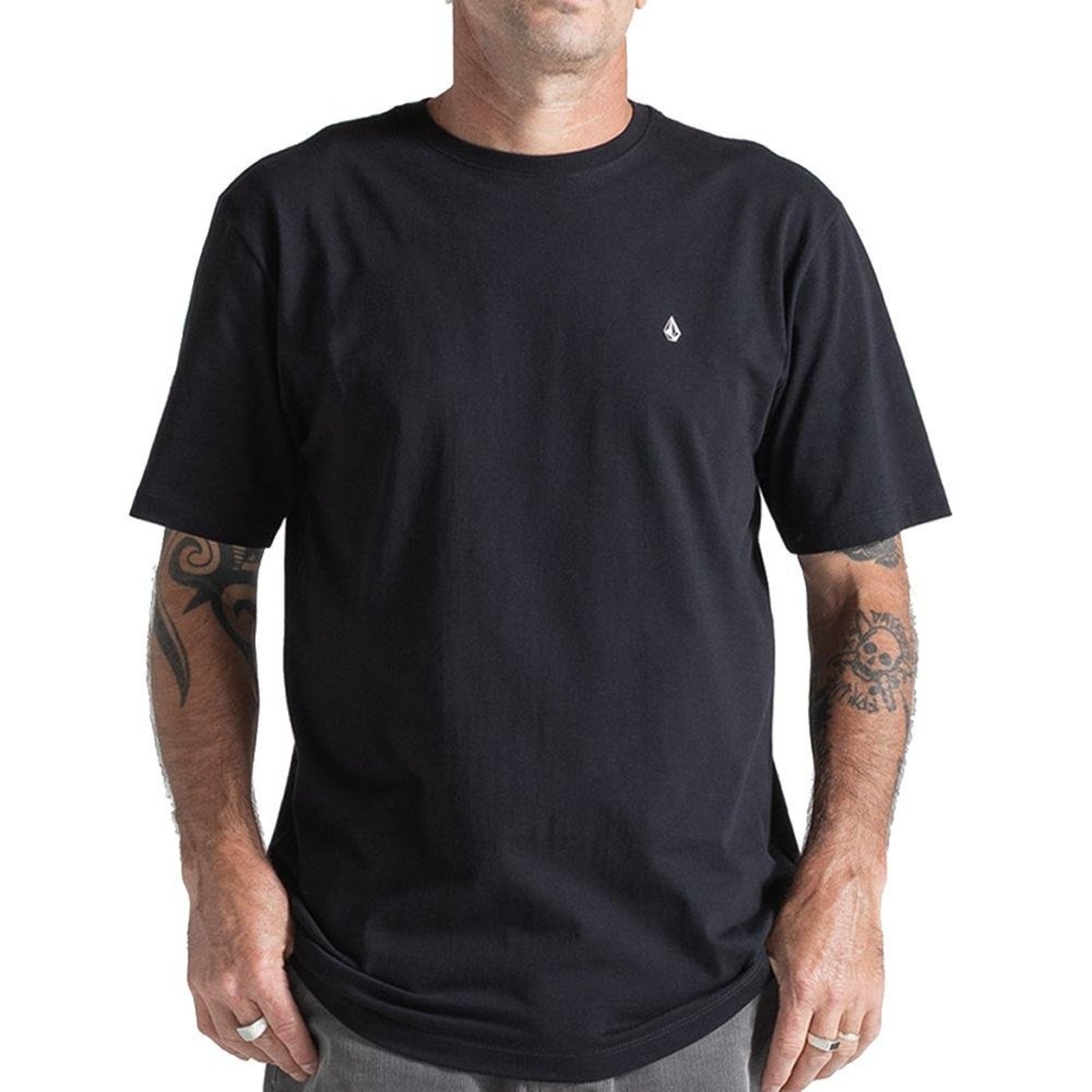 Camiseta Volcom Stone Blanks WT26 Masculina Preto