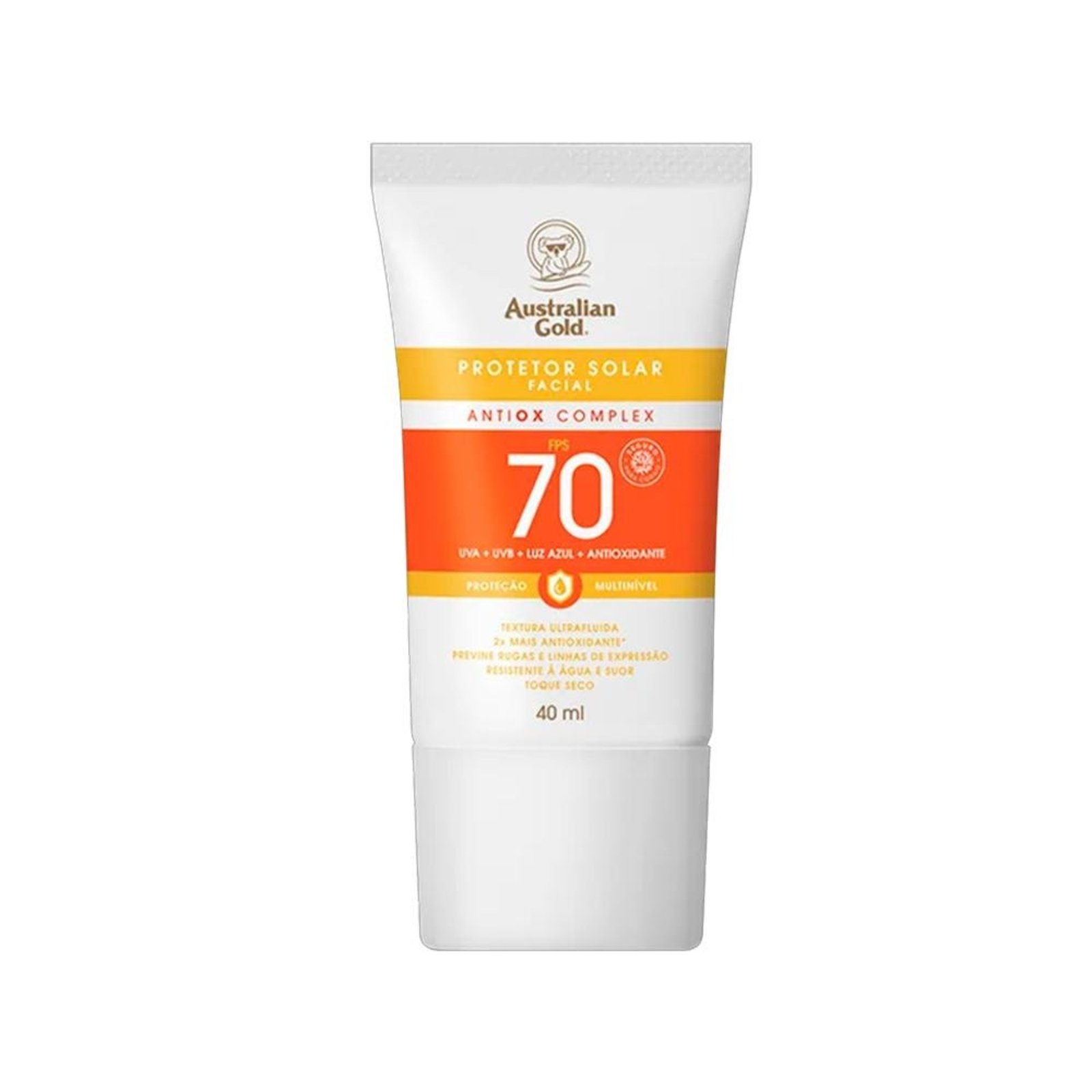 AUSTRALIAN GOLD ANTIOX COMPLEX ULTRA FLUIDO PROTETOR FACIAL FPS 70 40ML