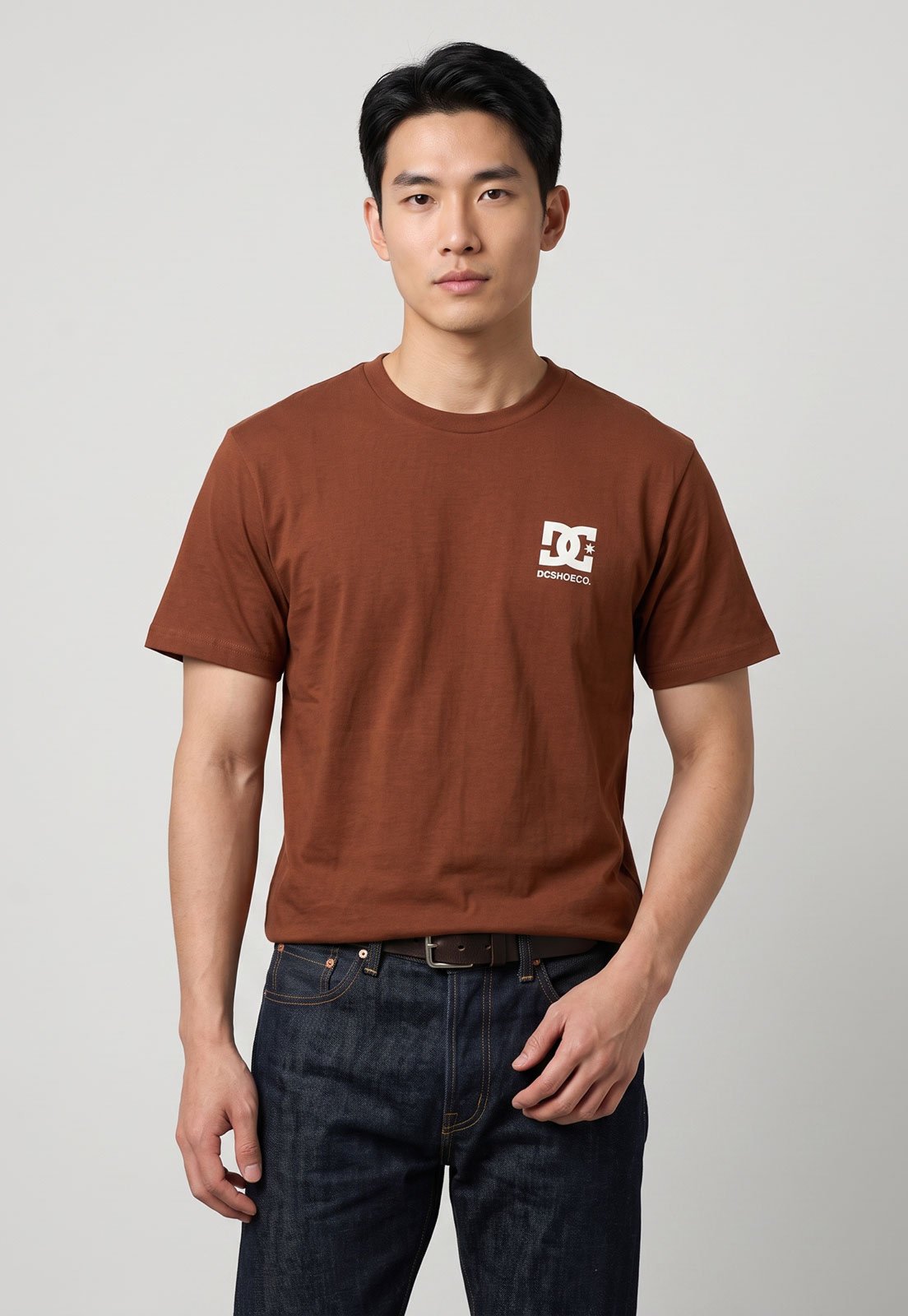 Camiseta Masculina DC Shoes Palletline Marrom