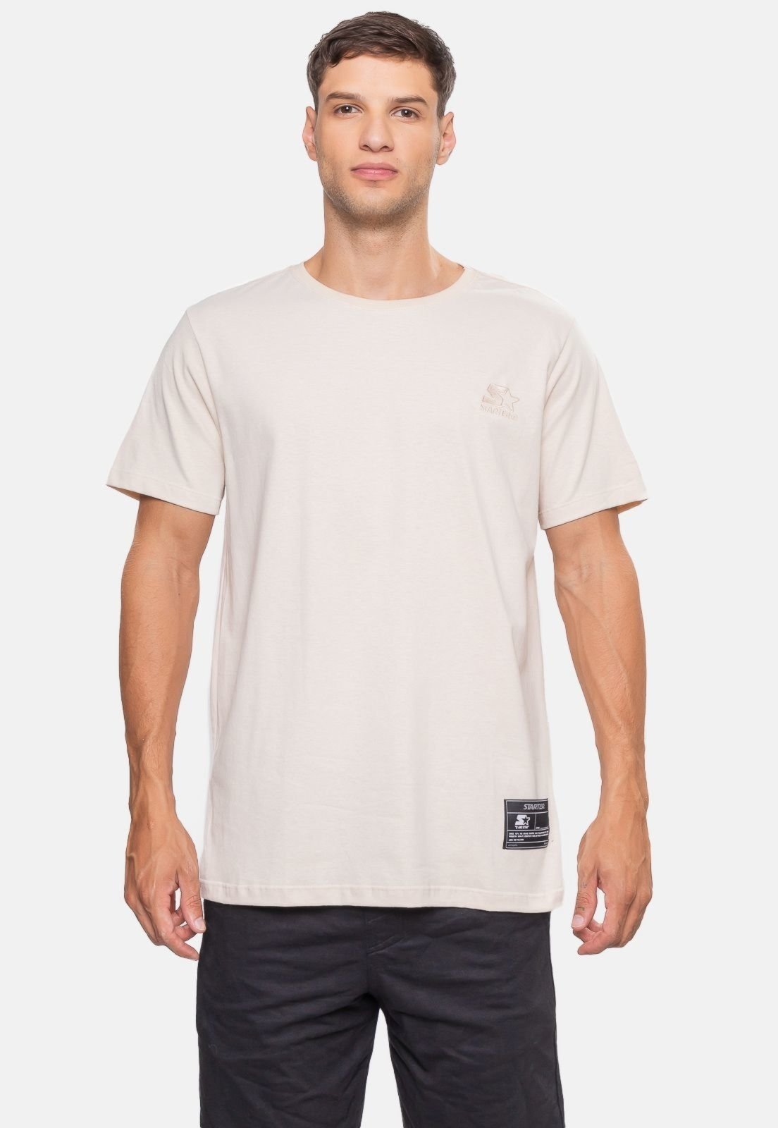 Camiseta Starter Basic Bege Dente de Leão