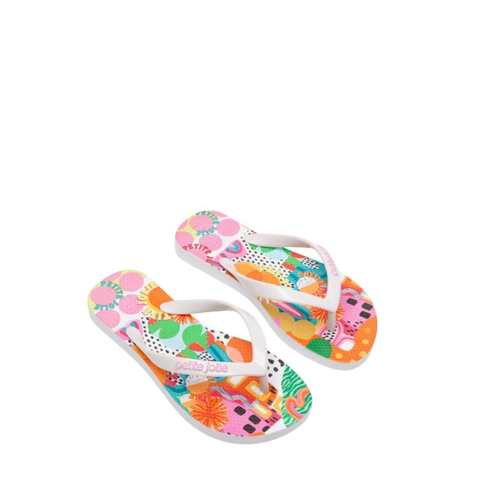 Chinelo Petite Jolie Original Verão Laranja Tropical