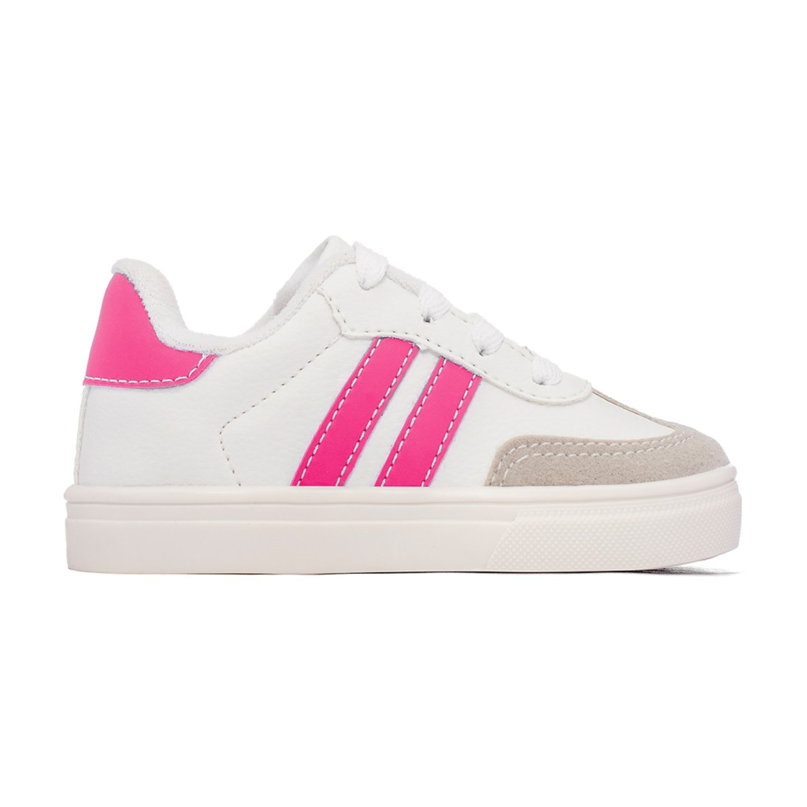 Infantil - Tenis Feminino Para Meninas Elegantes e Sofisticadas Funfy 340 Rosa