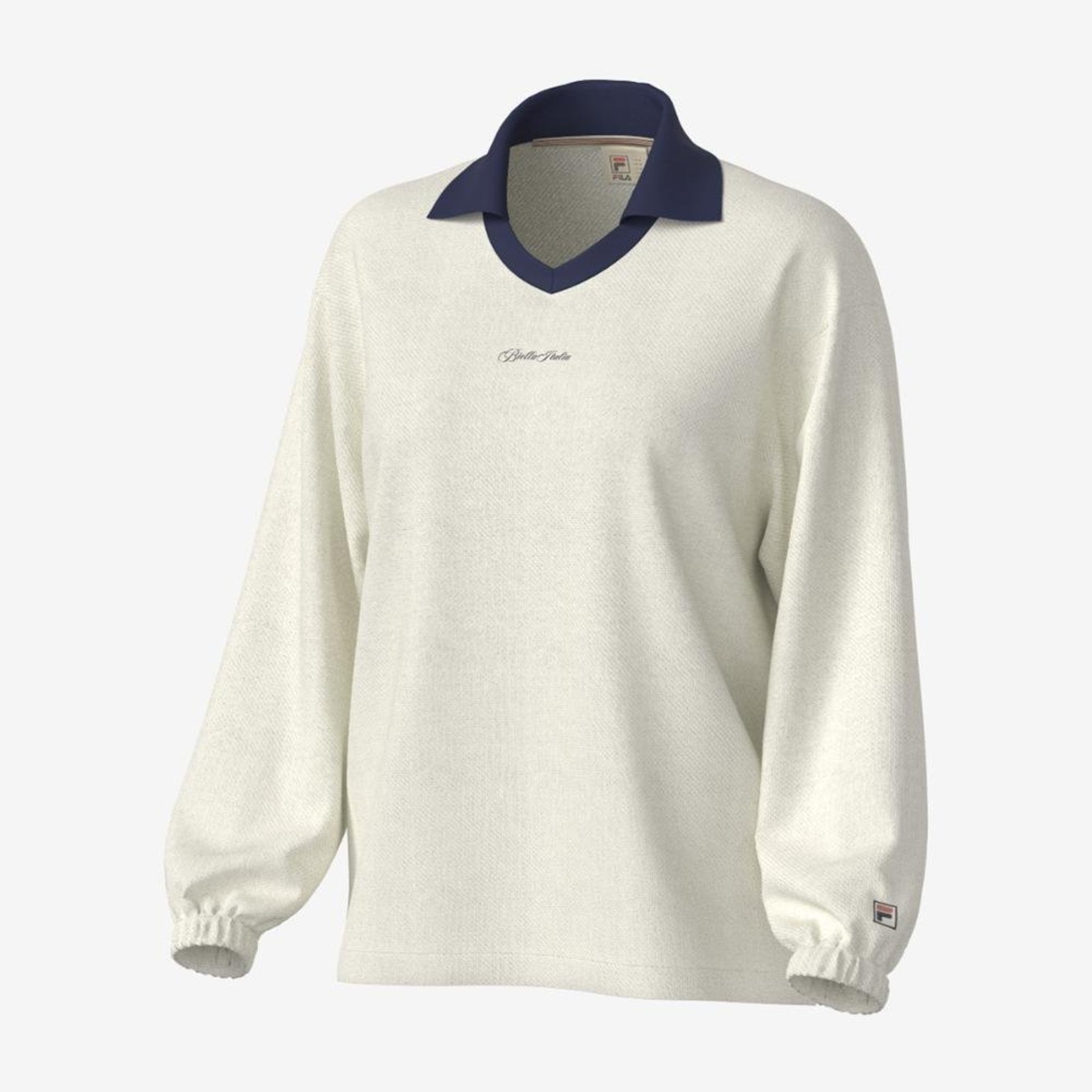 Blusão Fila Comfort Knit Feminino Off-white