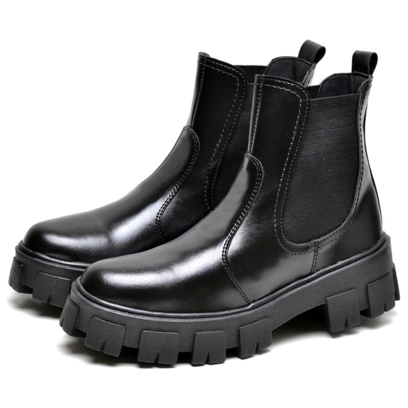 Bota Chelsea Tratorada Preta DUBUY 1504FG