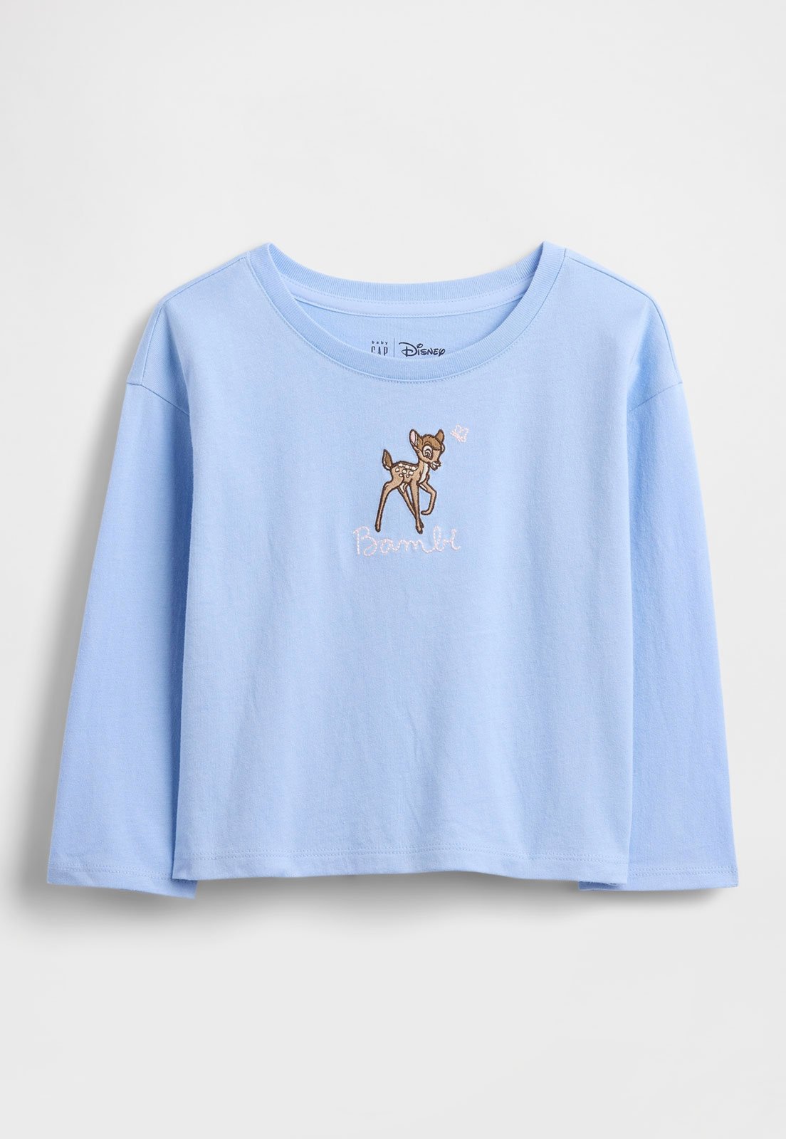 Vista 2 Camiseta GAP Bambi Manga Longa Claro azul GAP azul