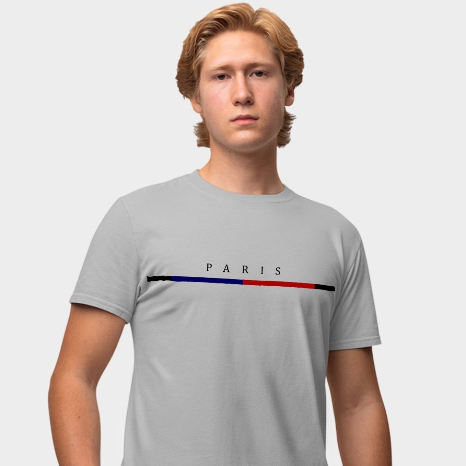 Camisa Camiseta Genuine Grit Masculina Estampada Algodão 30.1 Paris – P – Cinza