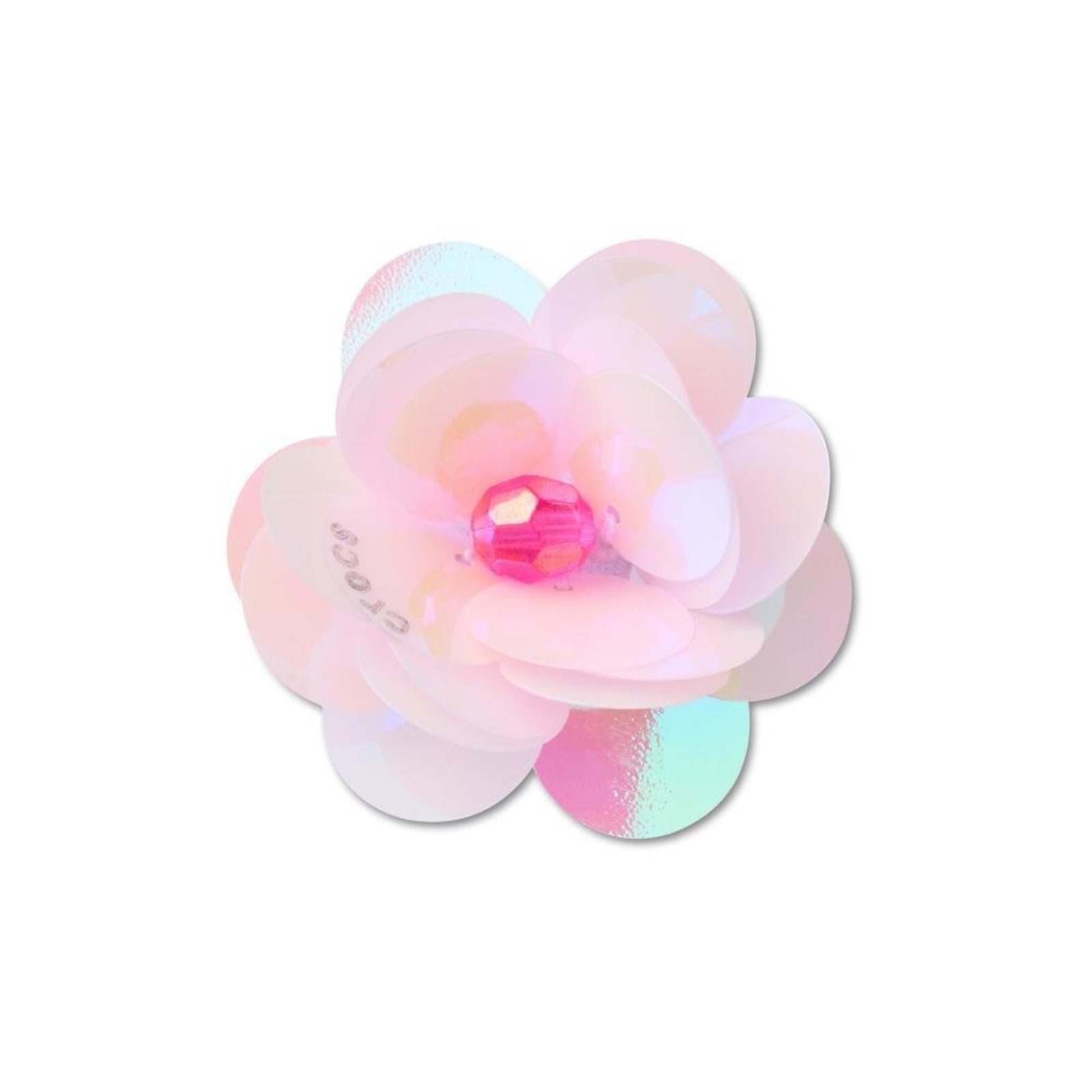 Infantil - Jibbitz™ Flor Rosa Com Lantejoulas Único Branco