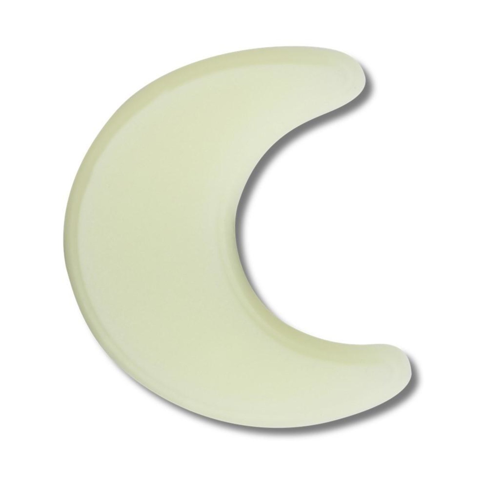 Vista 2 Infantil - Jibbitz™ lua crescente brilha no escuro unico Crocs branco