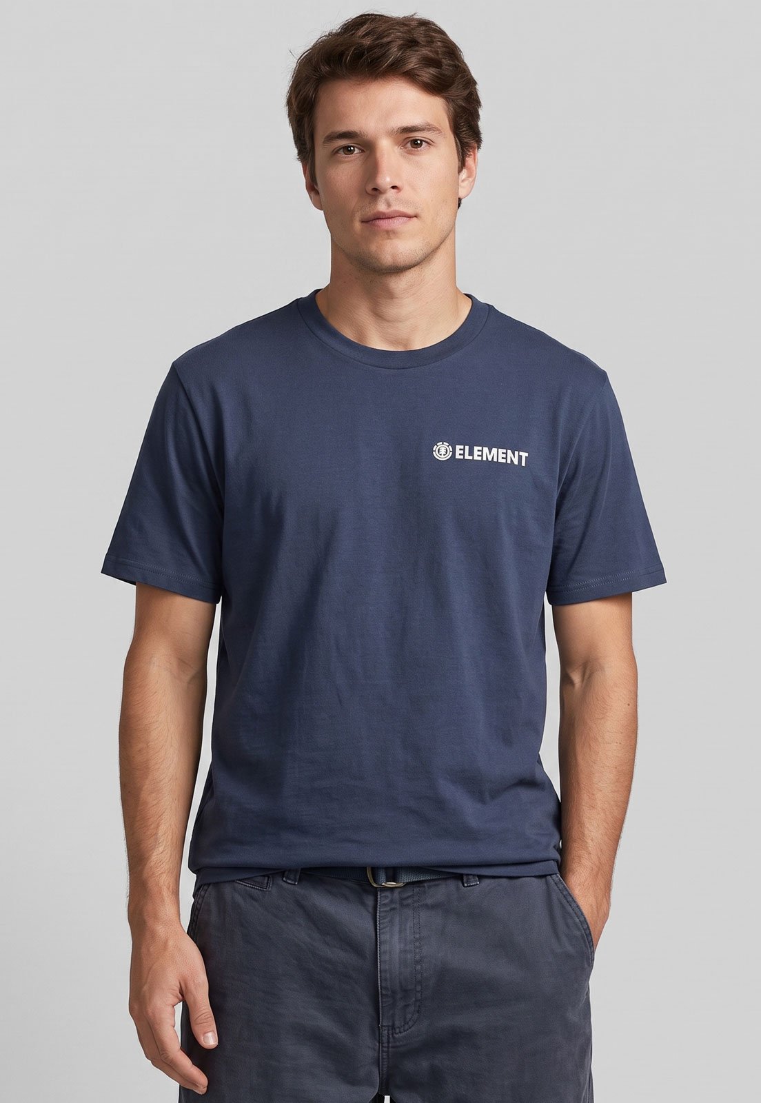 Camiseta Masculina Element Blazin Chest Azul