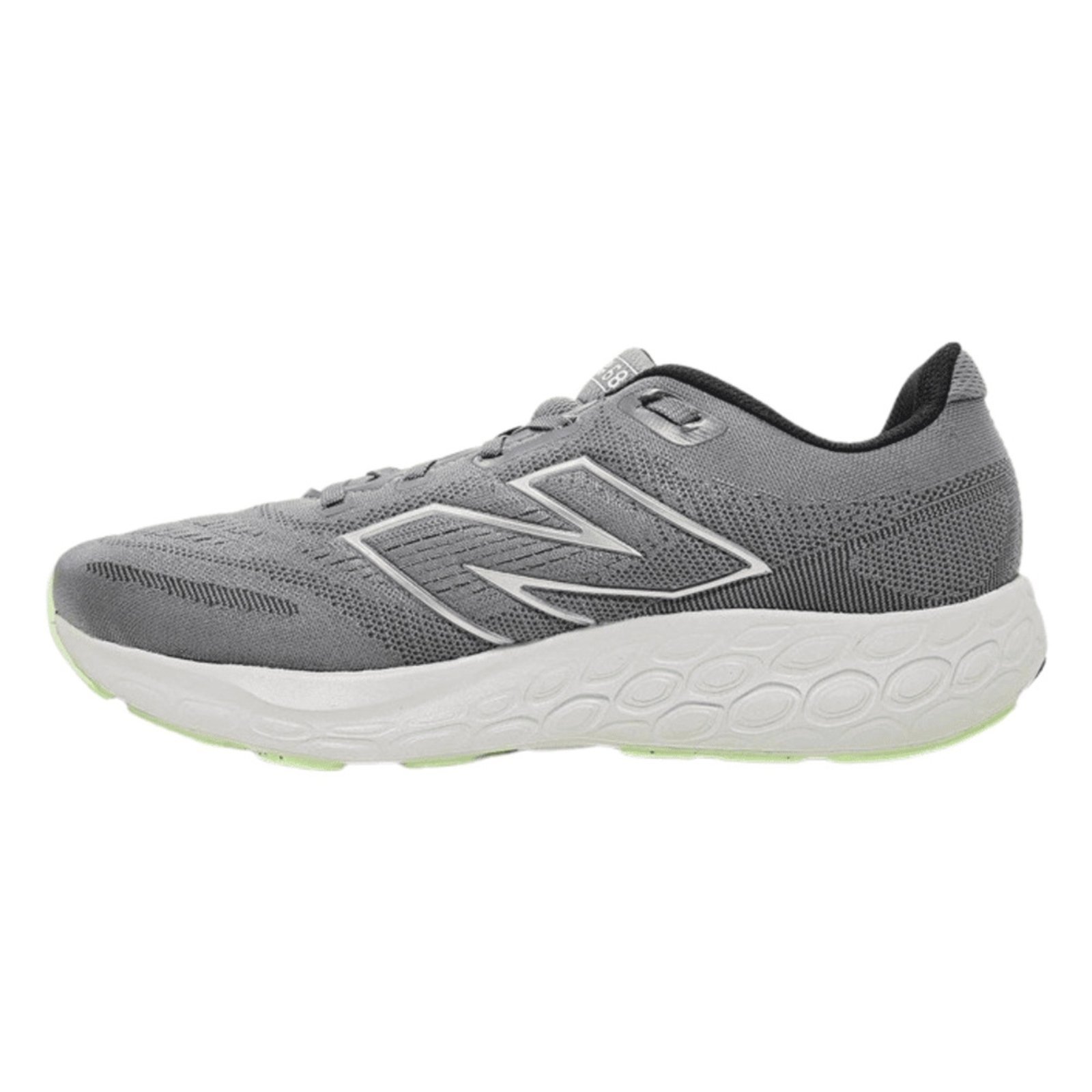 Vista 3 Tênis New Balance Fresh Foam 680v8 Masculino-grafite/preto cinza New Balance cinza