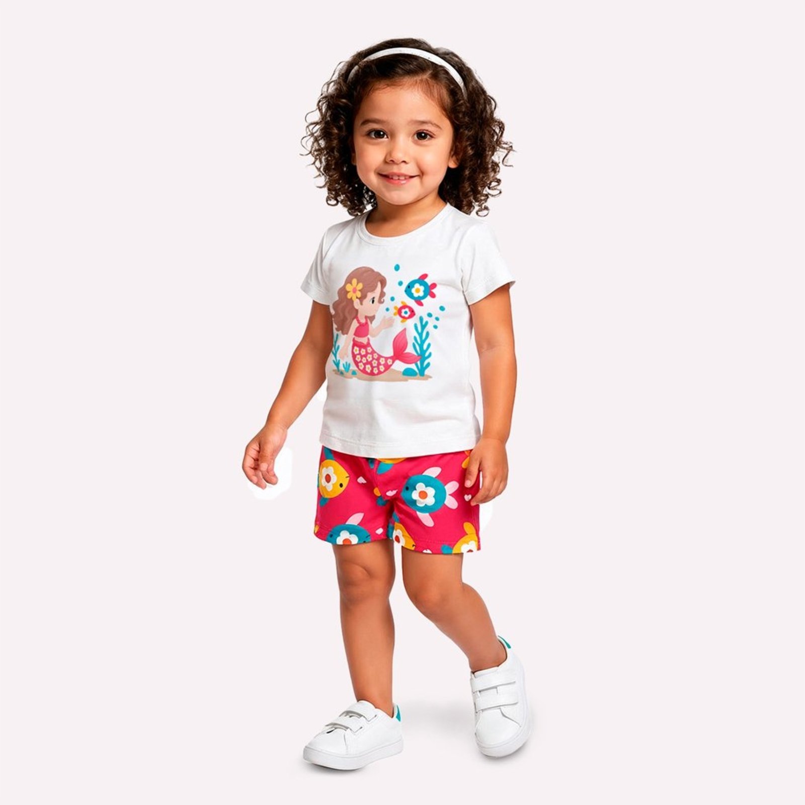 Infantil - Conjunto Menina Fundo do Mar Kyly