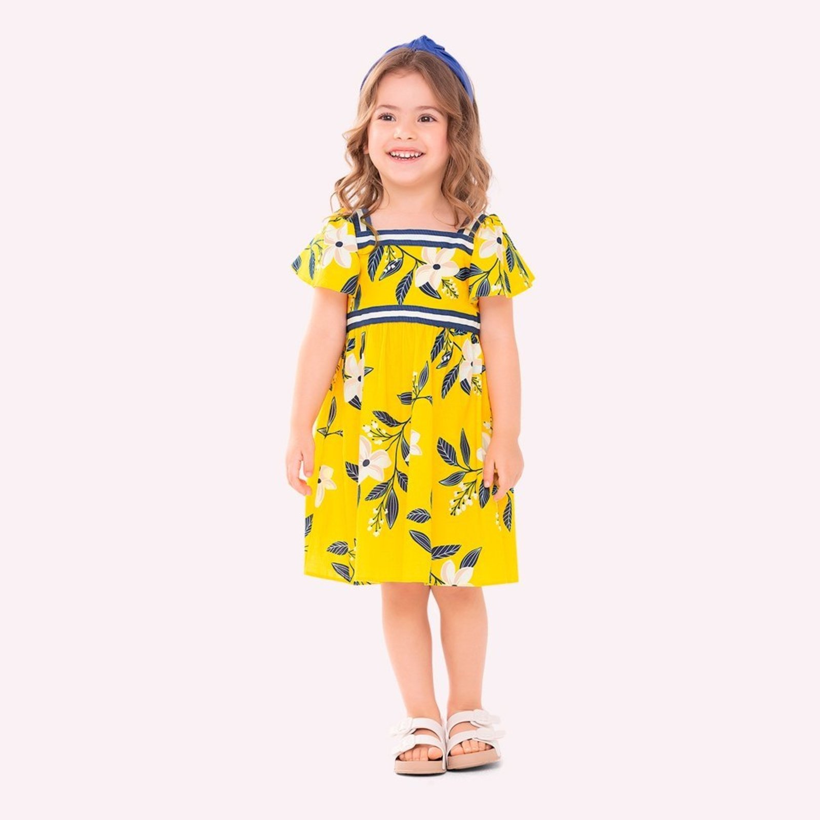 Infantil - Vestido Menina em Cambraia Nanai