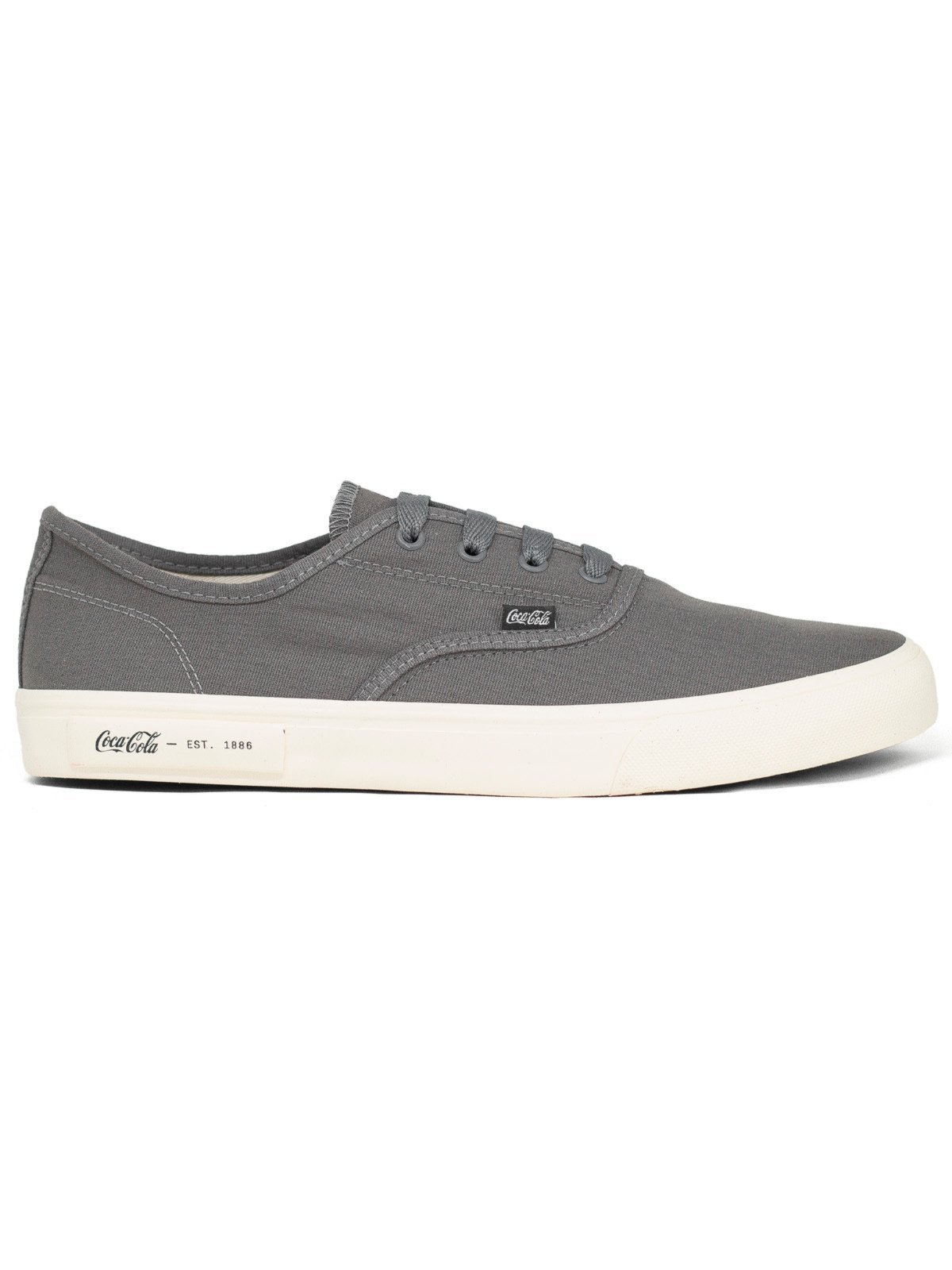 Tênis Masculino Coca Cola Shoes Casual Kick Travel Confortável Cadarço Cinza