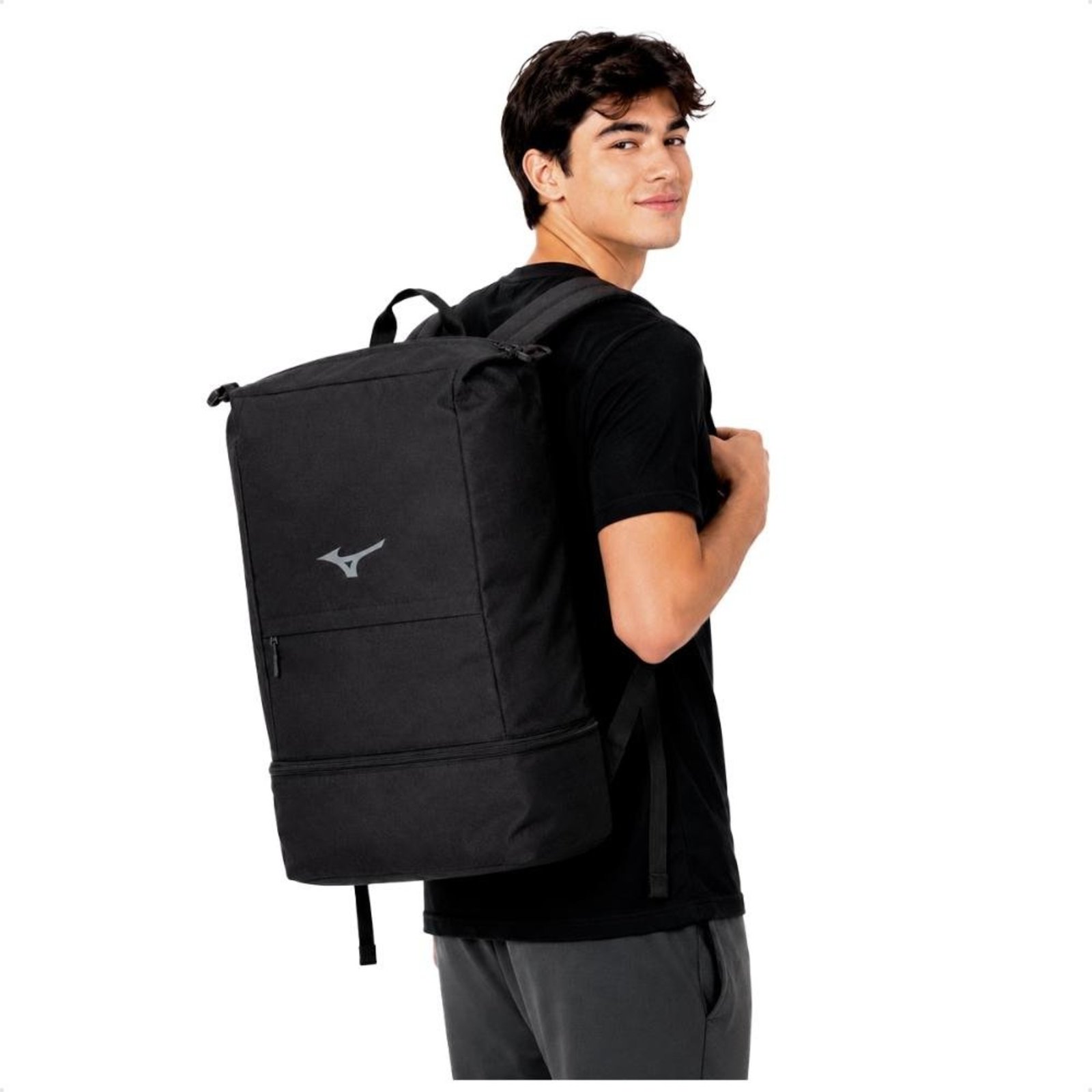 Mochila Mizuno Roll Unissex Preto