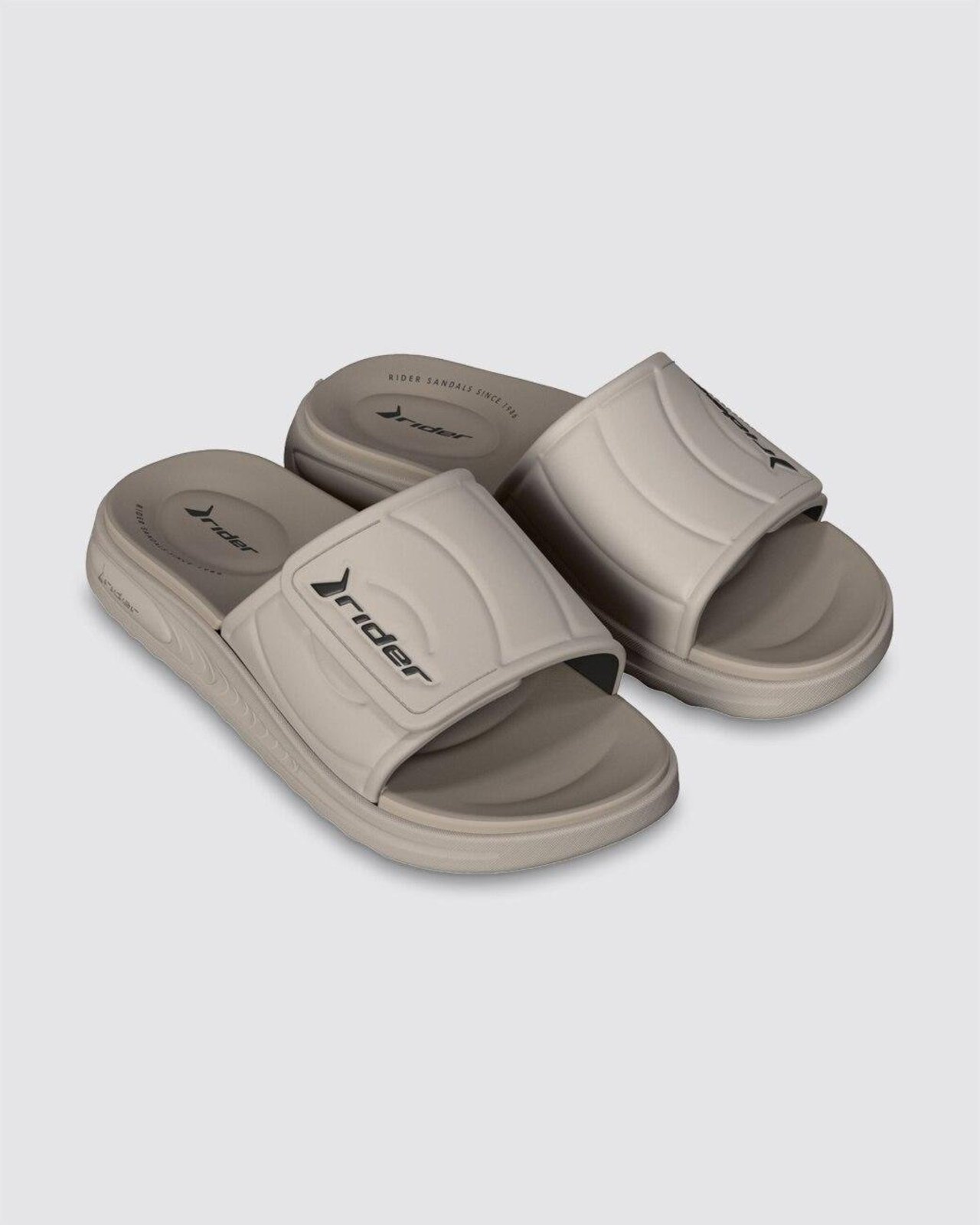 Chinelo Slide Rider R Soft Plus Bege