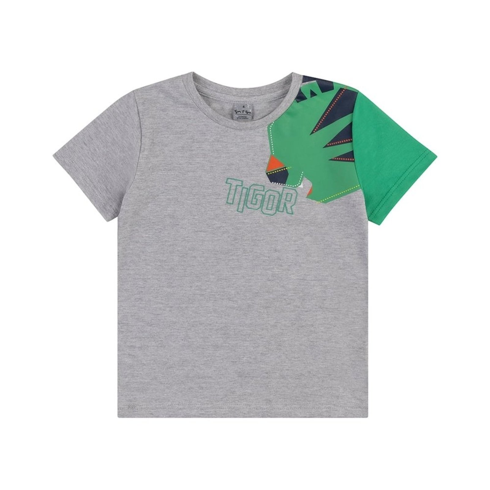 Infantil - Camiseta Manga Curta Menino Tigor T. Tigre