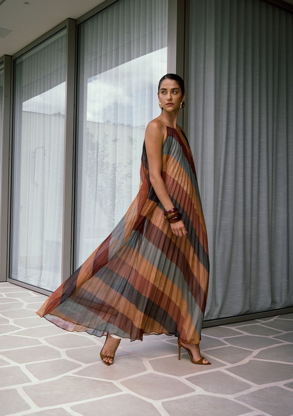 Vestido Longo Velatura - Amarelo