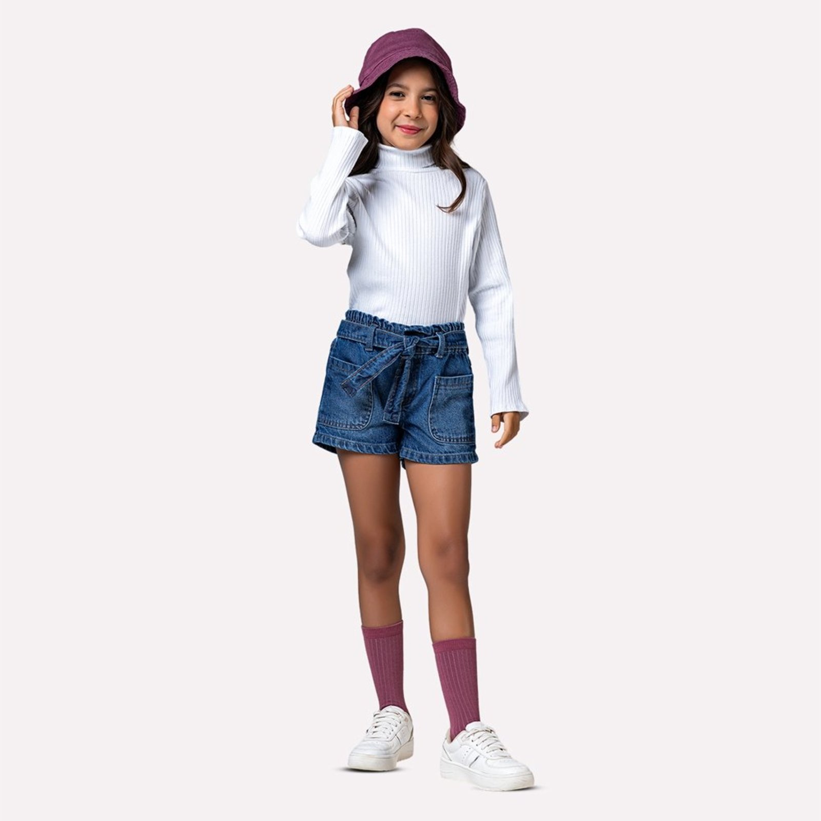 Infantil - Short Menina Jeans Mania
