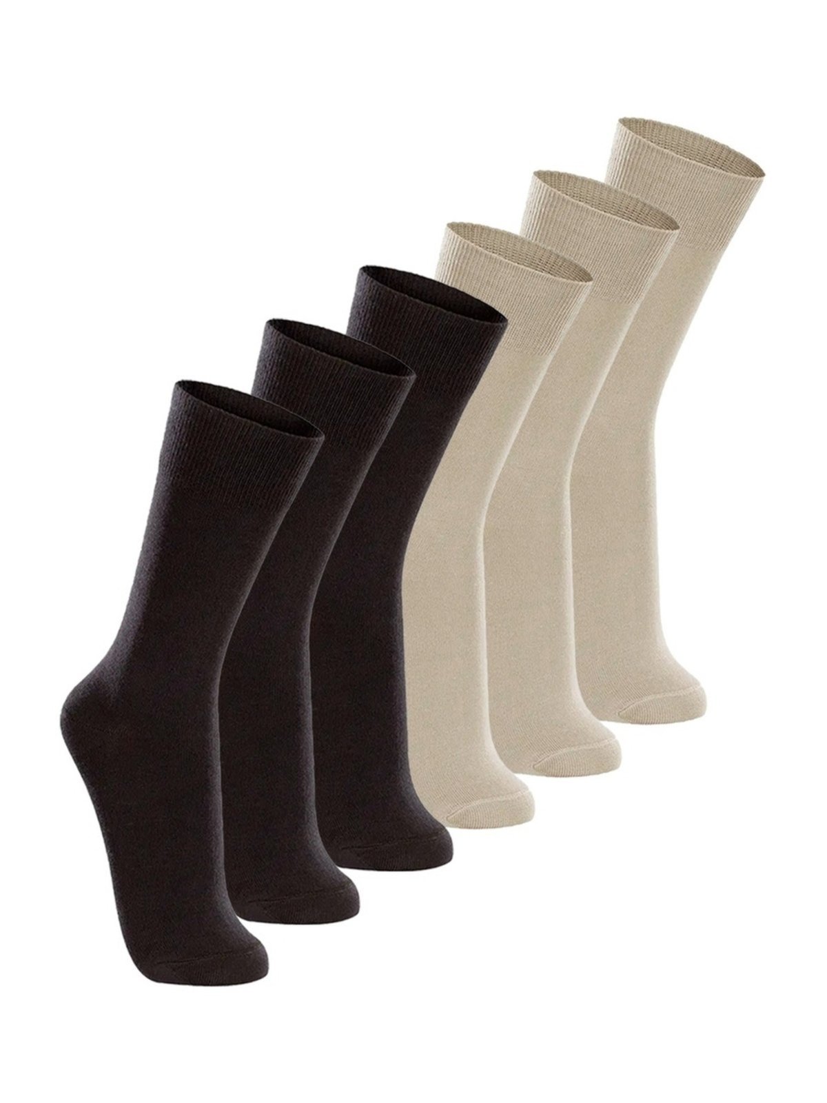 Kit com 6 Pares de Meias Casual Lupo 1210-201