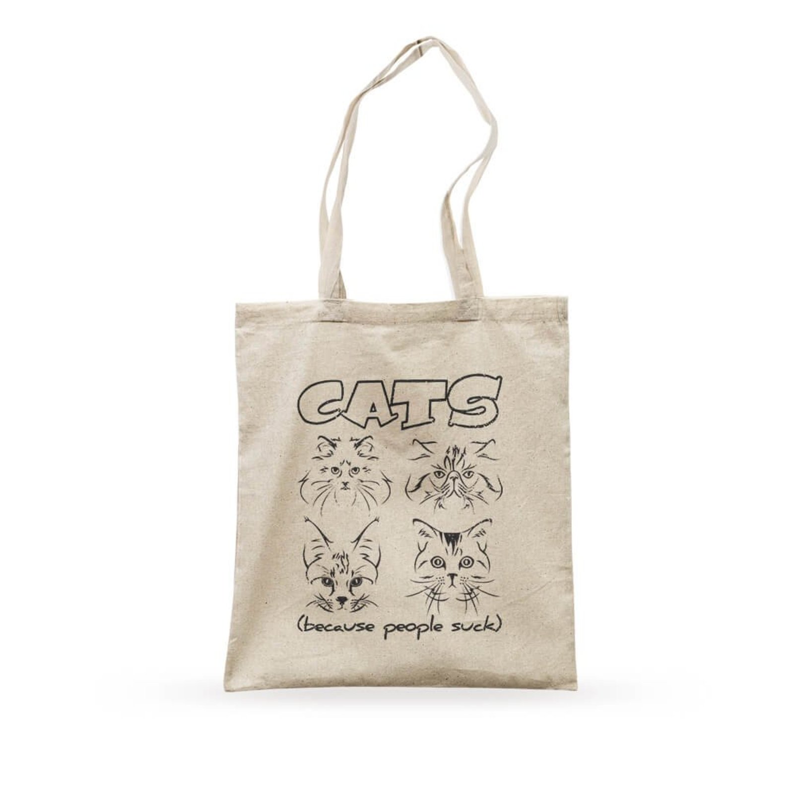 Ecobag Prefer Cats - Bege - Casual - Studio Geek