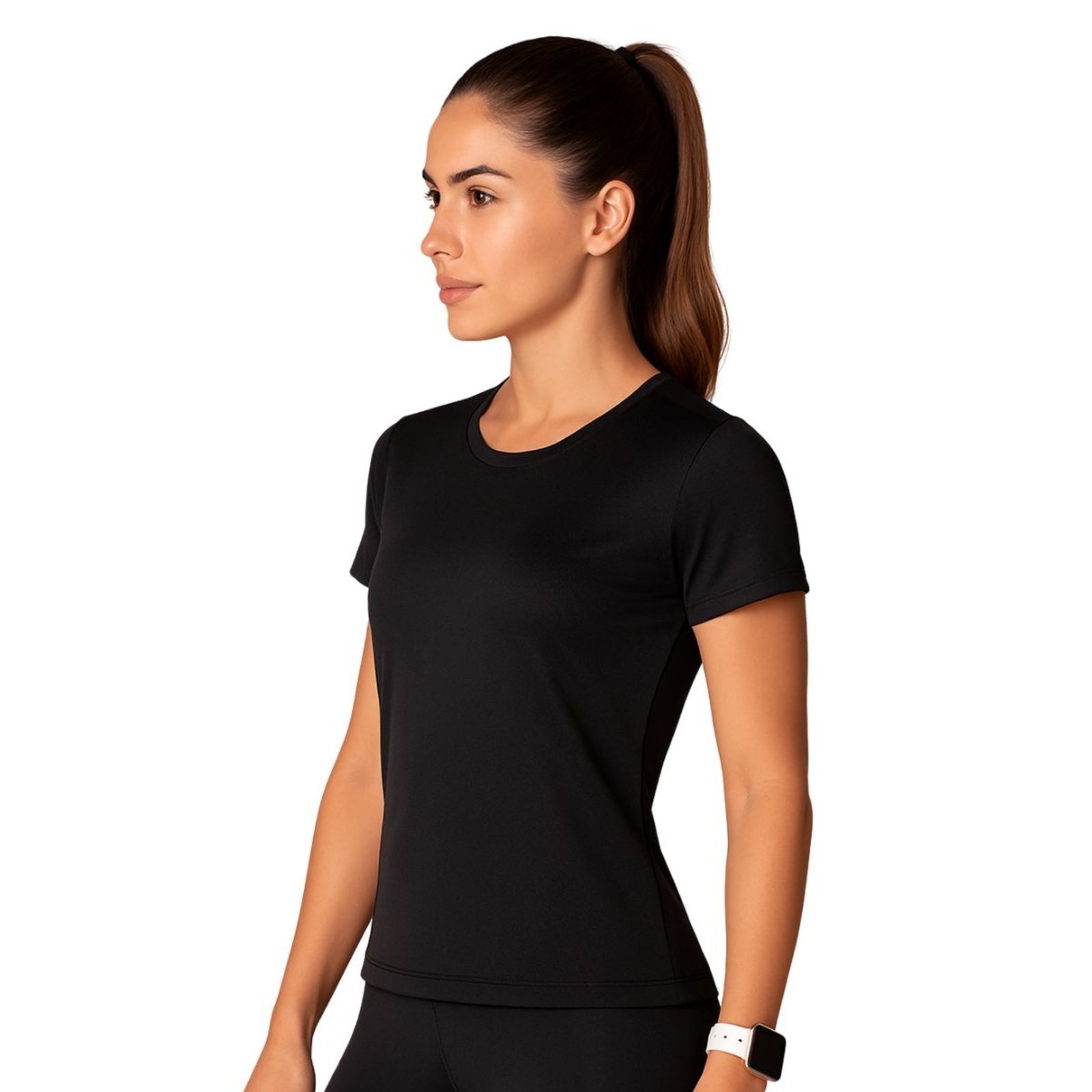 Camiseta Feminina Dry Microfuros Nas Costas Selene