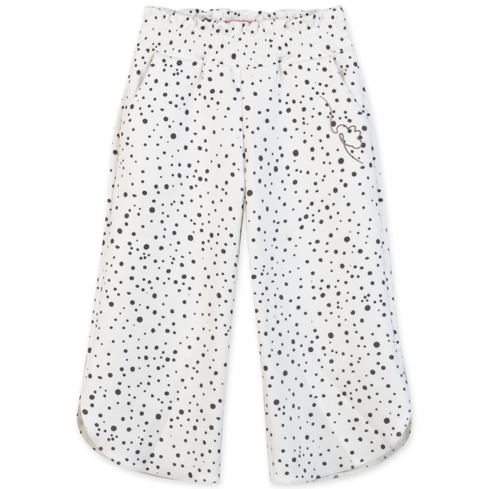 Vista 3 Infantil - Calça Poá Feminina Lilica Ripilica branco Lilica Ripilica branco