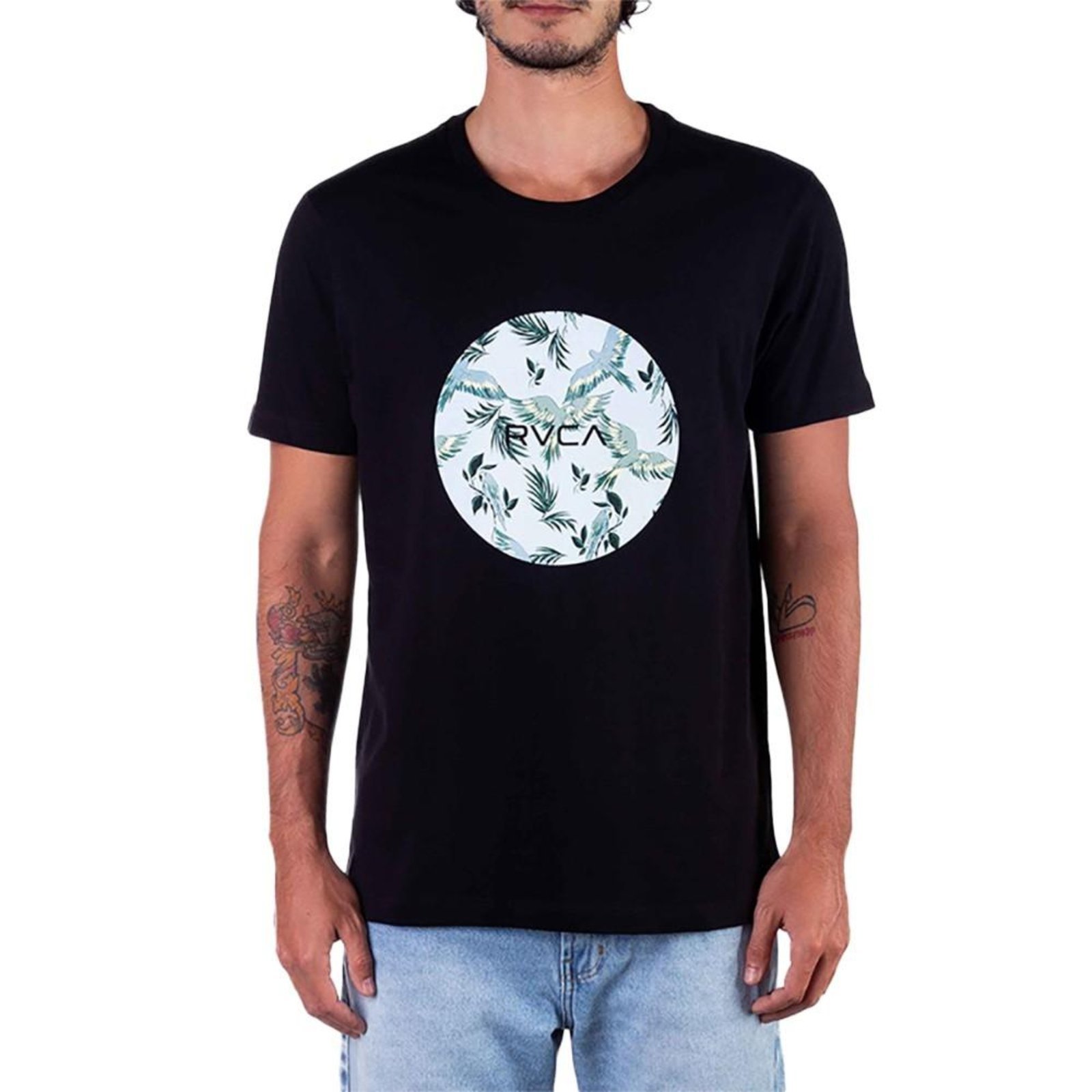 Camiseta RVCA Motors SM23 Masculina Preto