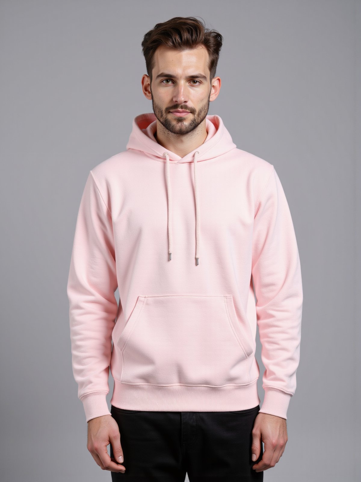 Infantil - Blusão De Frio Moletom Liso Sem Estampa Masculino Blusa Casaco Moletom
