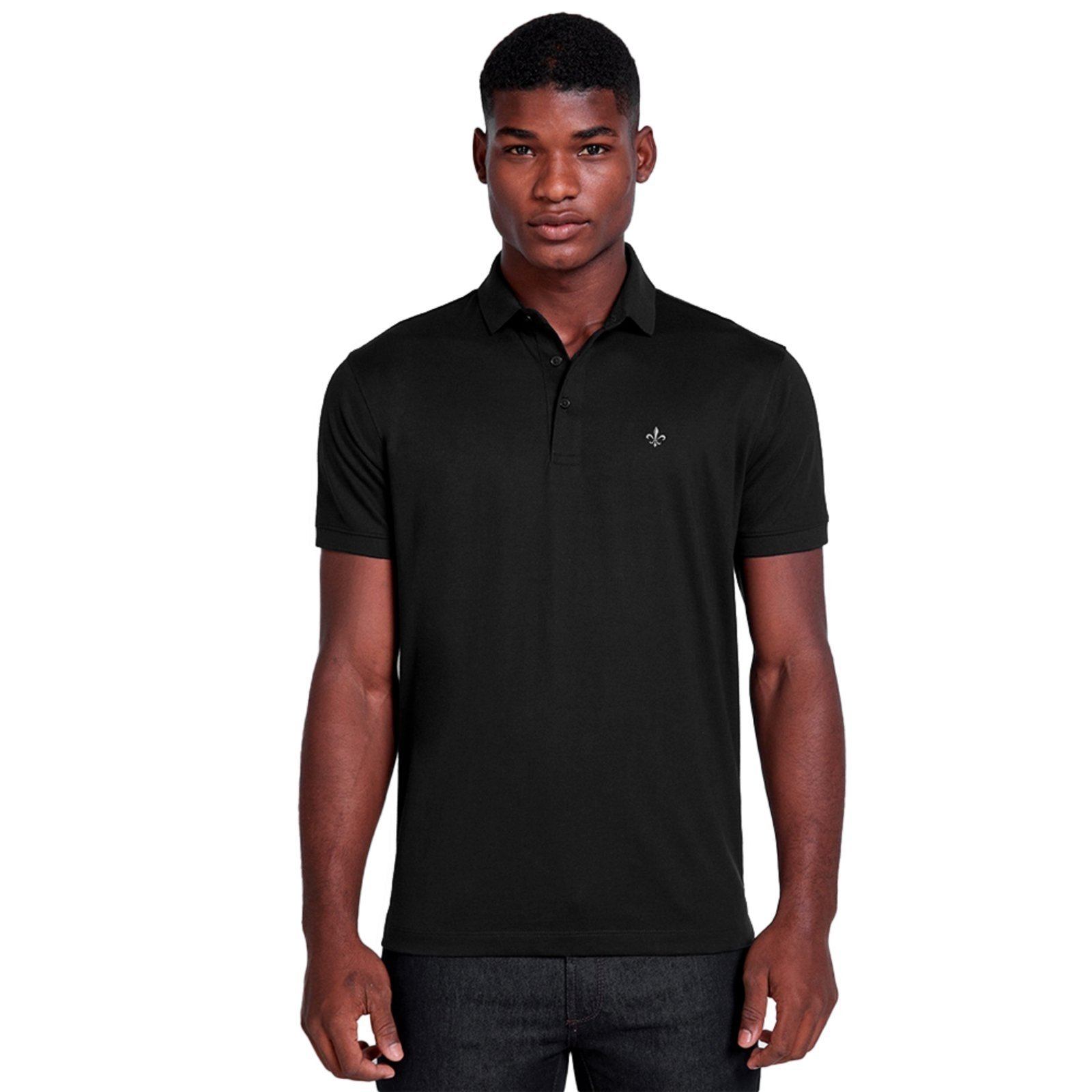 Camisa Polo Dudalina Essentials Regular In26 Preto Masculino