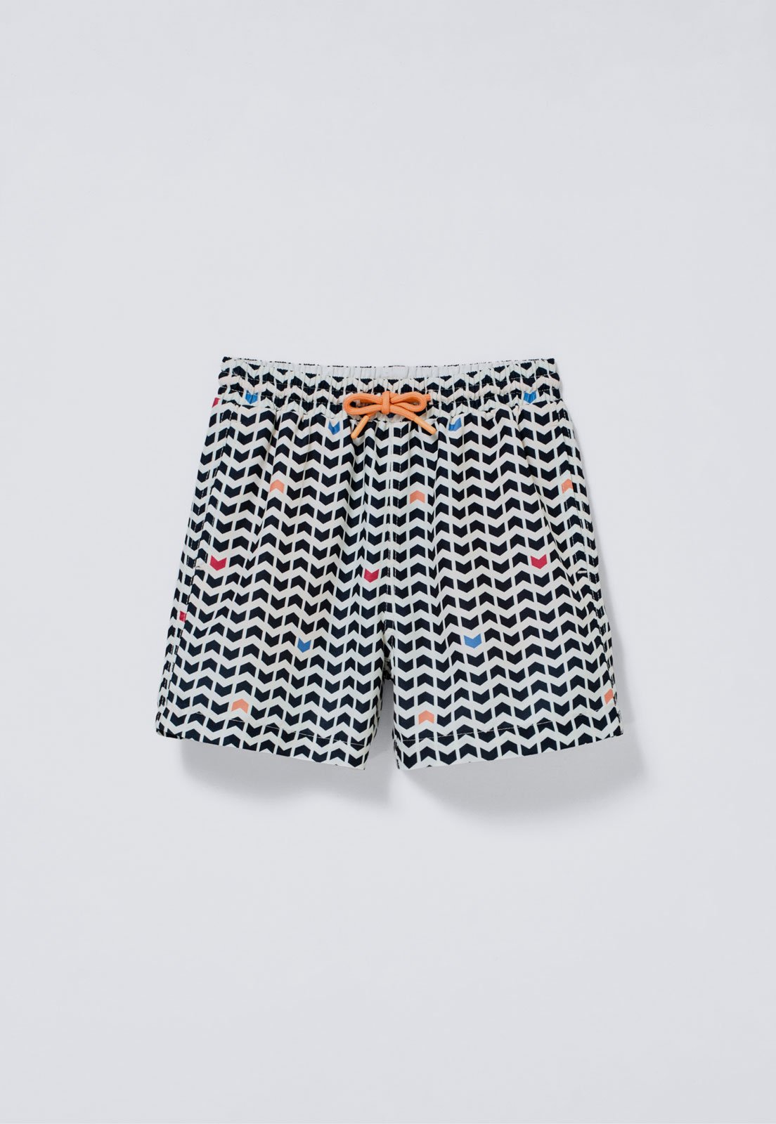 Infantil - Short Hering Estampado Off-White