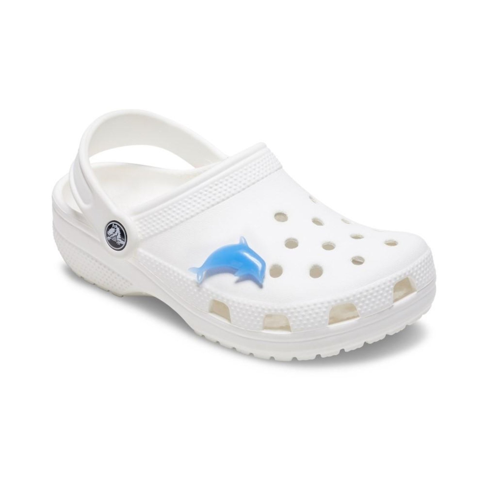 Vista 3 Infantil - Jibbitz™ Golfinho Squish Crocs branco