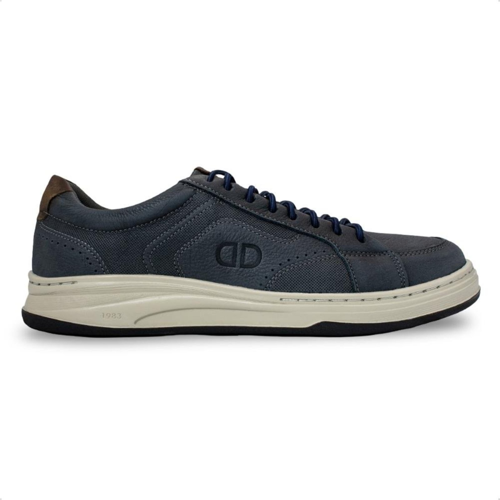Sapatênis Democrata Masculino Denin Step 640301 Azul Marinho
