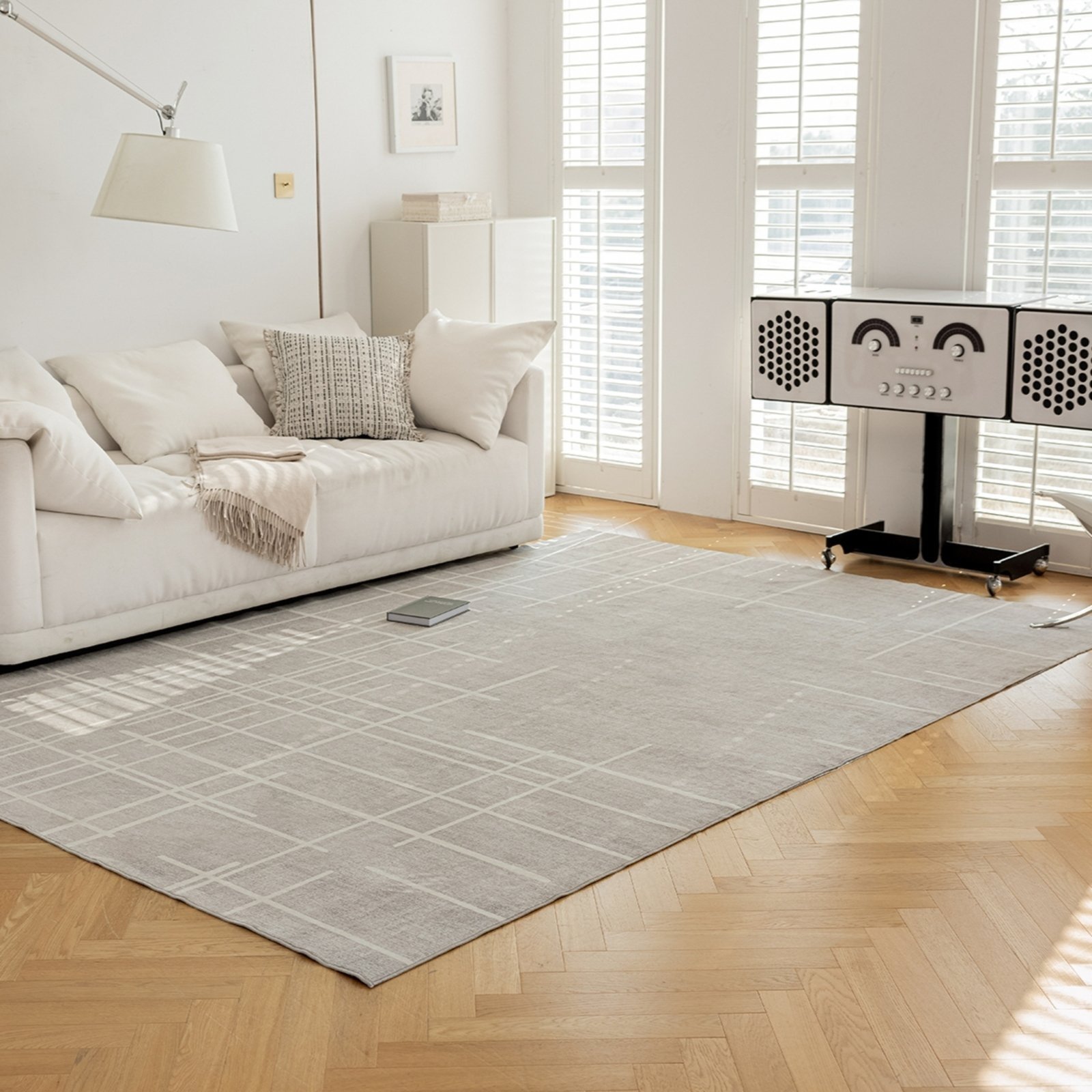 Tapete Sala Quarto 1,00x1,40 Jolitex Vinci Pelo Baixo Roma