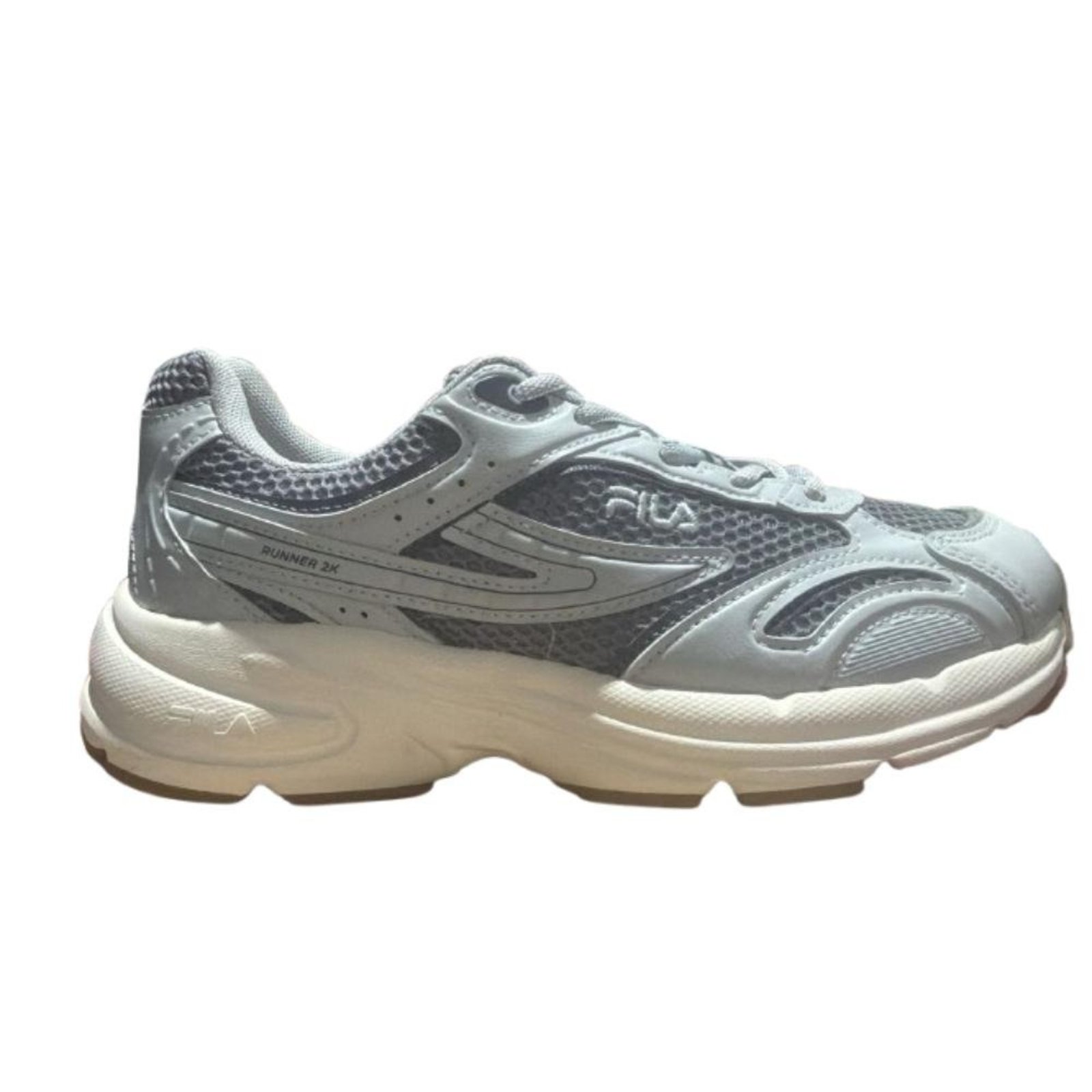 Tenis Fila Runner 2k Feminino-cinza Gelo
